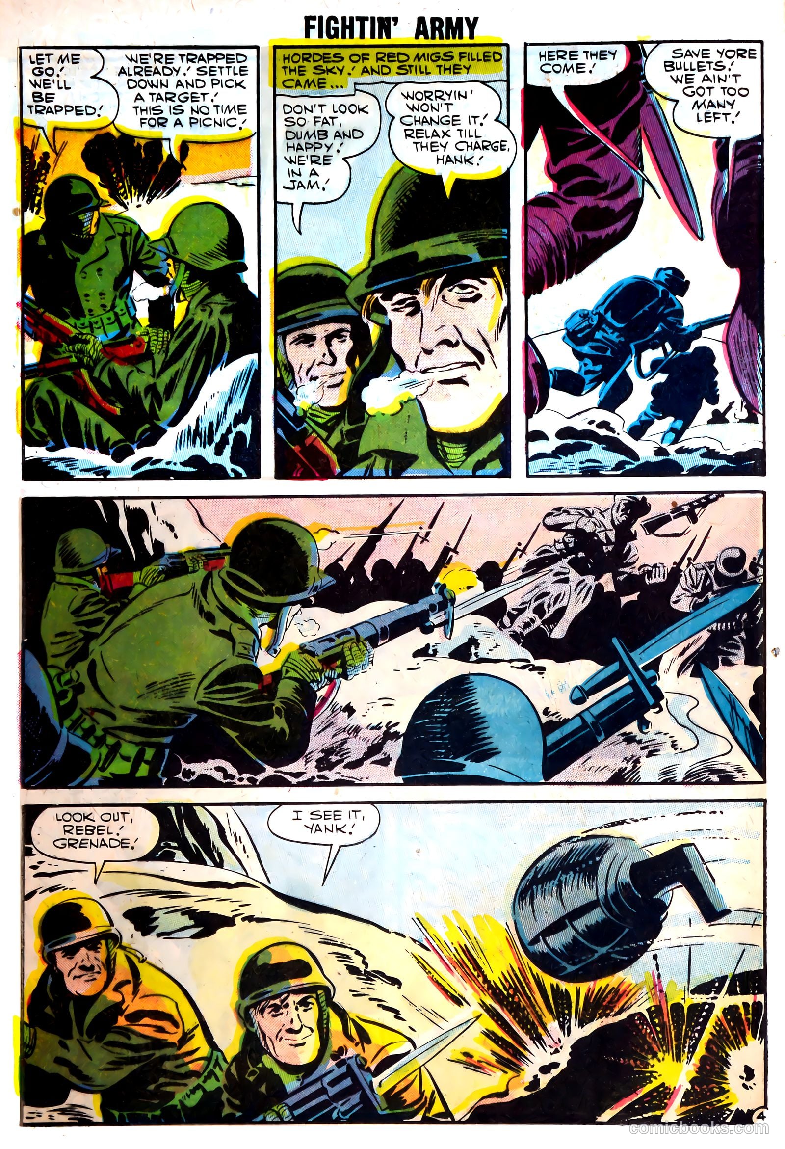 Fightin' Army #22 (1957) — page 23 of 35