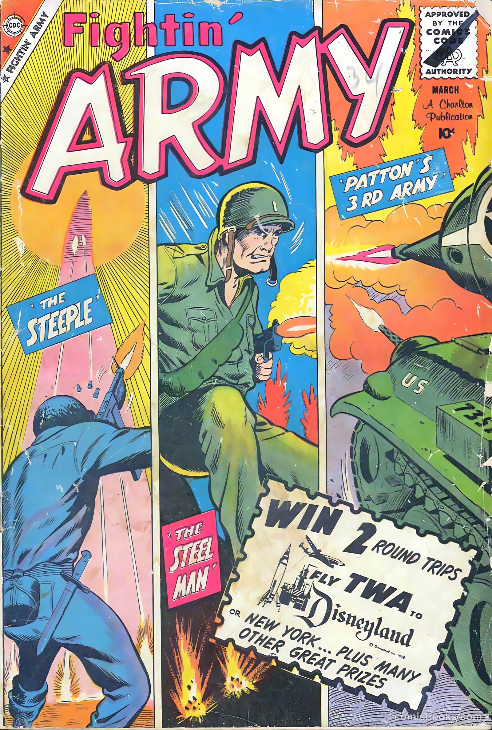 Fightin' Army #34 cover