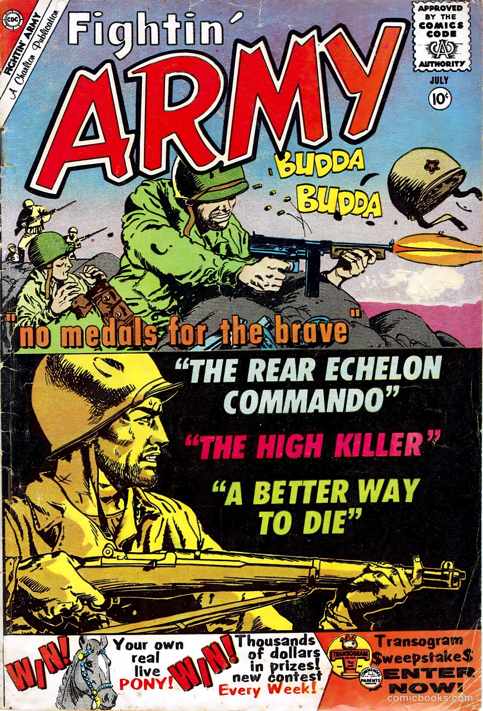 Fightin' Army #36 cover