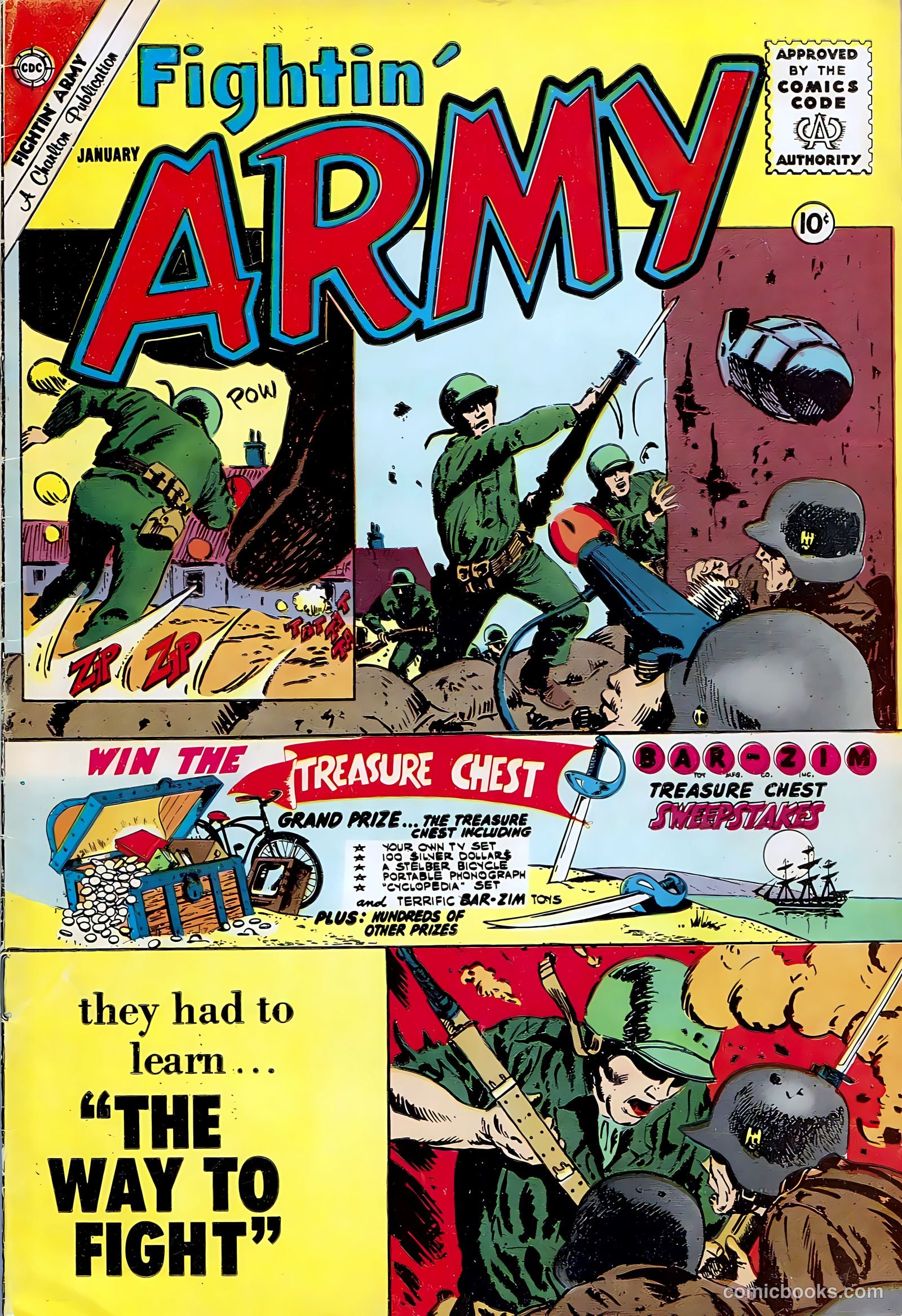 Fightin' Army #39 (1960) — page 1 of 36