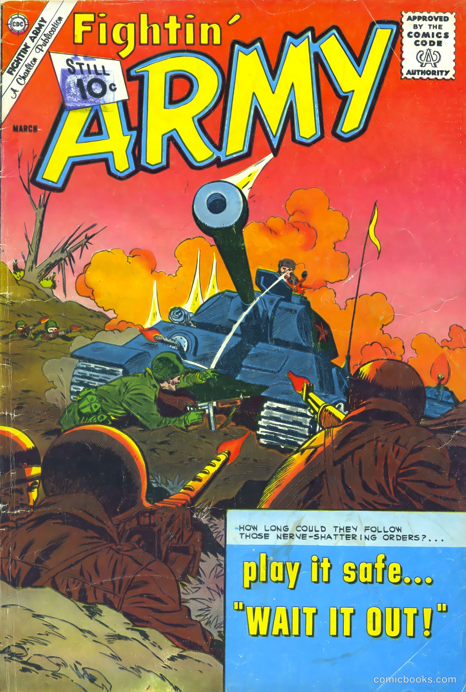 Fightin' Army #45 cover