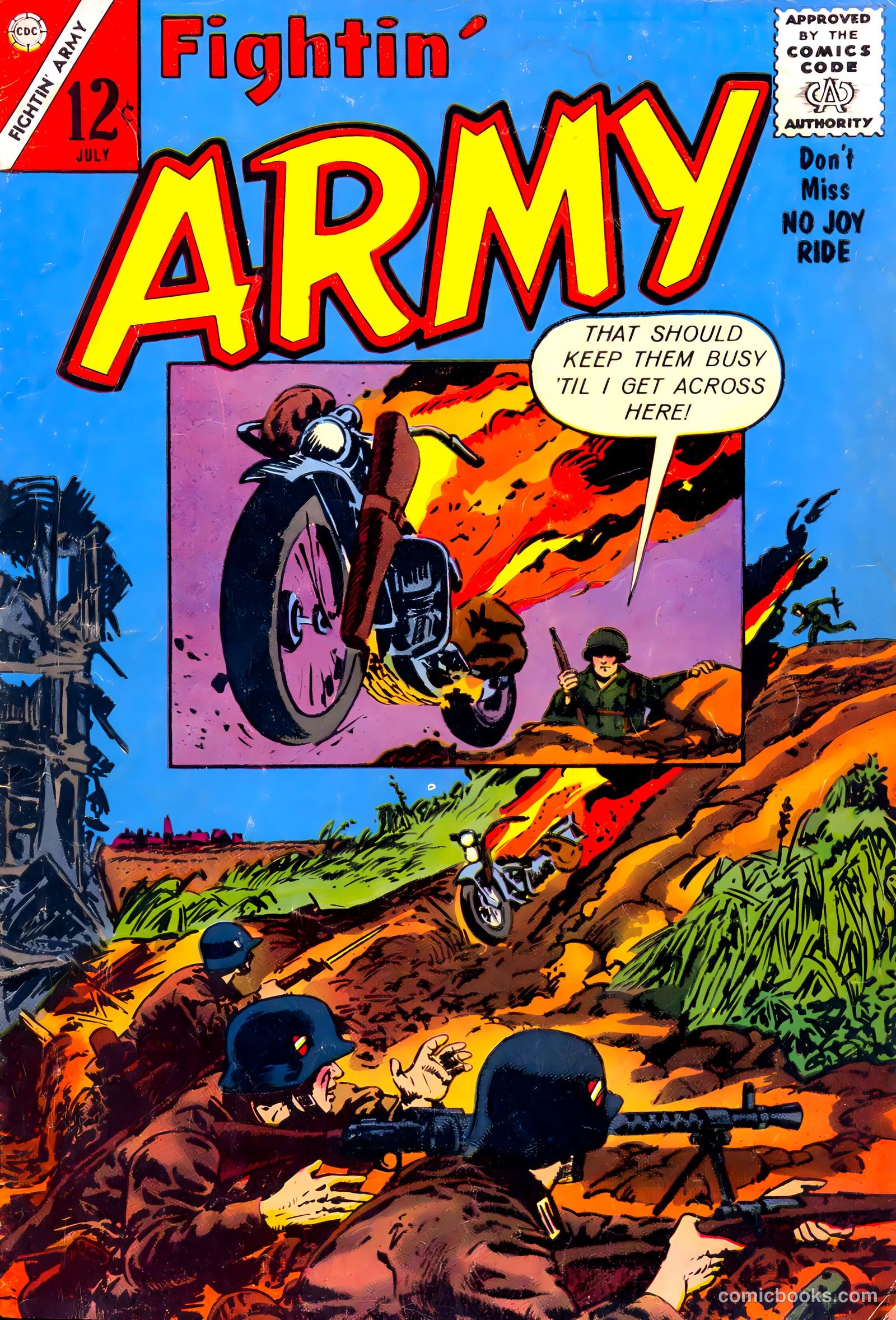 Fightin' Army #53 cover