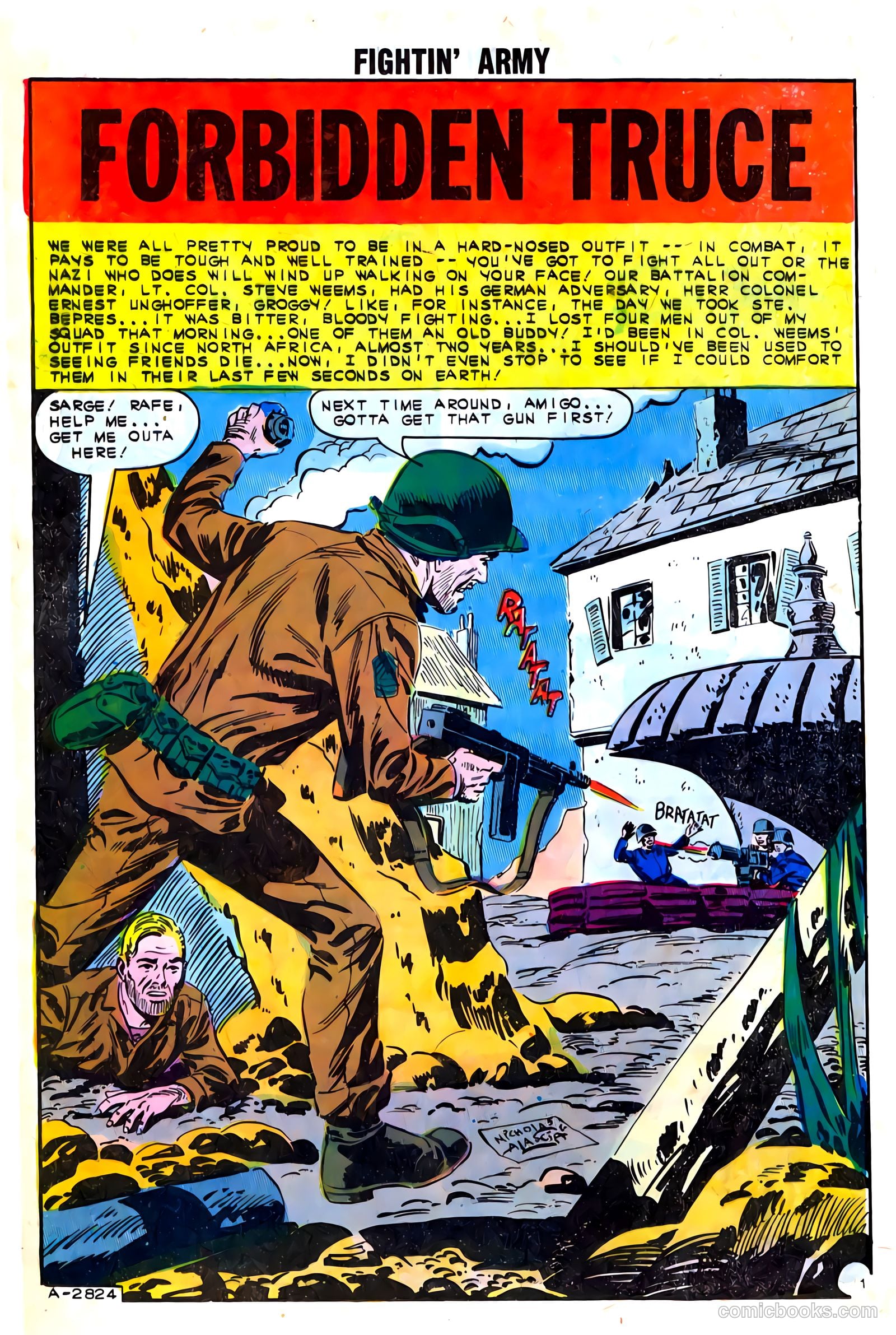 Fightin' Army #54 (1963) — page 12