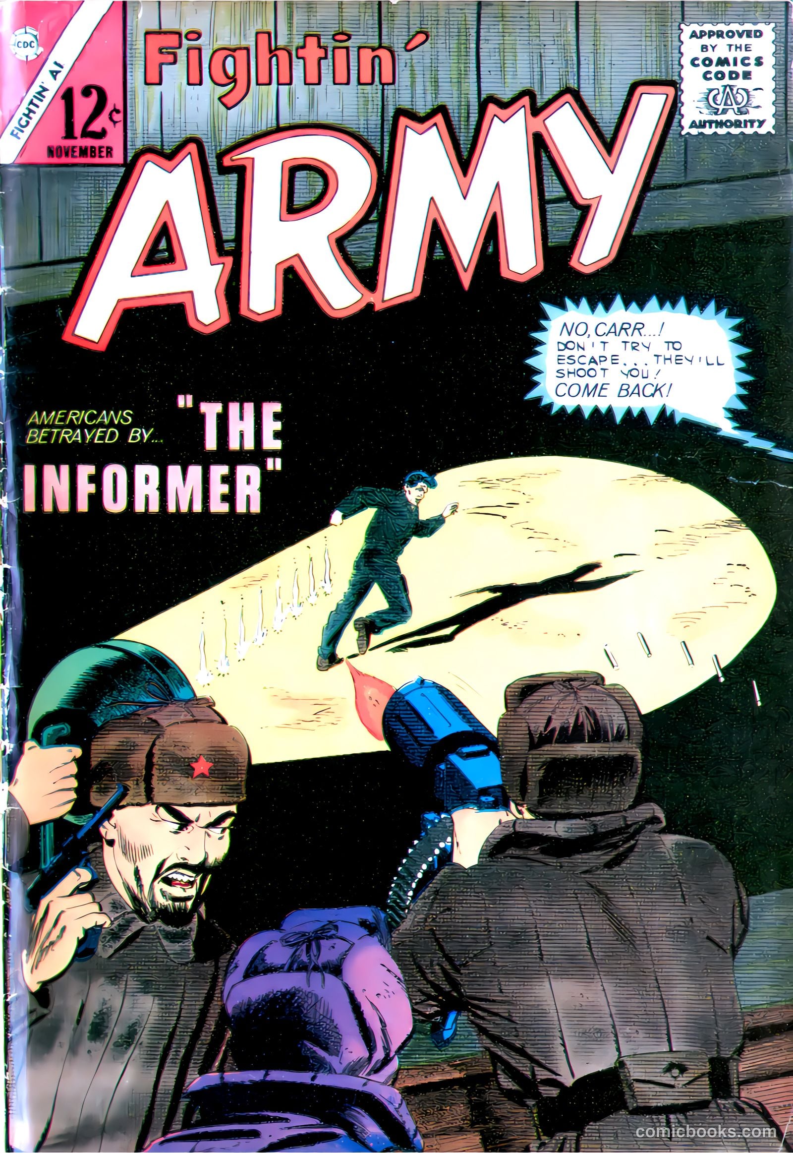 Fightin' Army #55 cover
