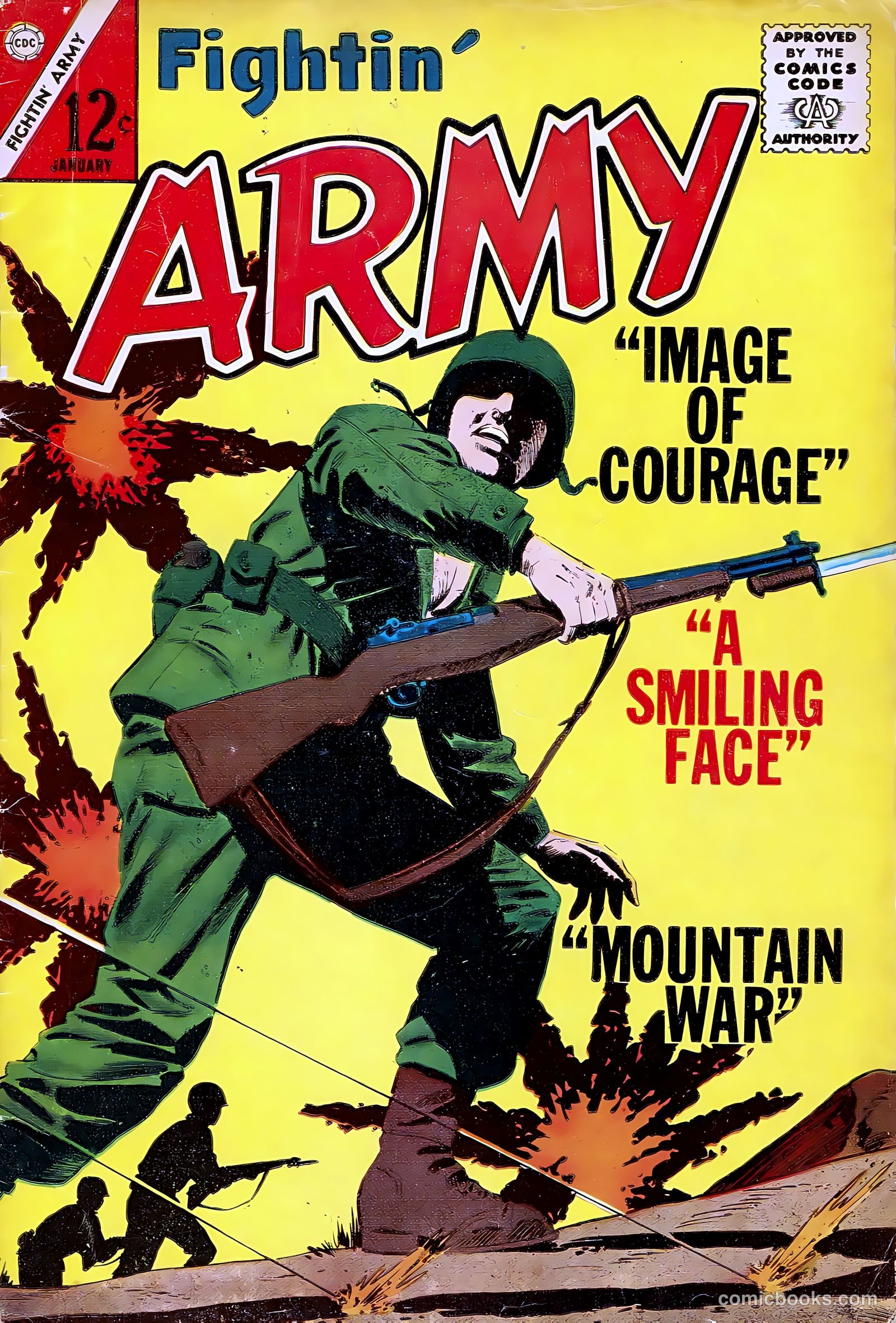 Fightin' Army #56 cover