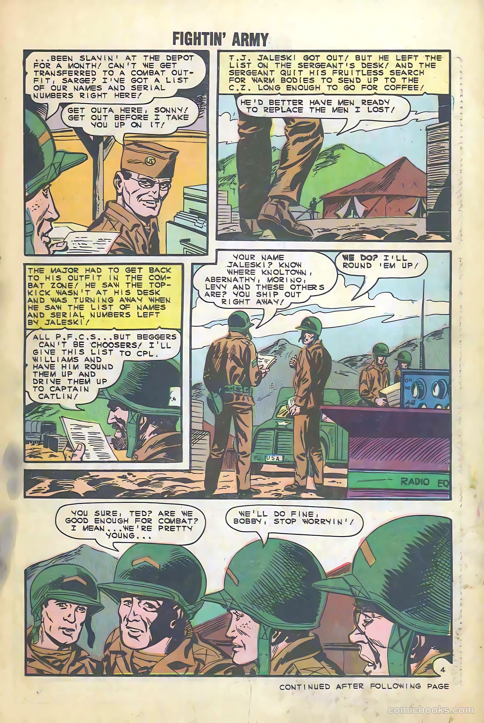 Fightin' Army #63 (1965) — page 21