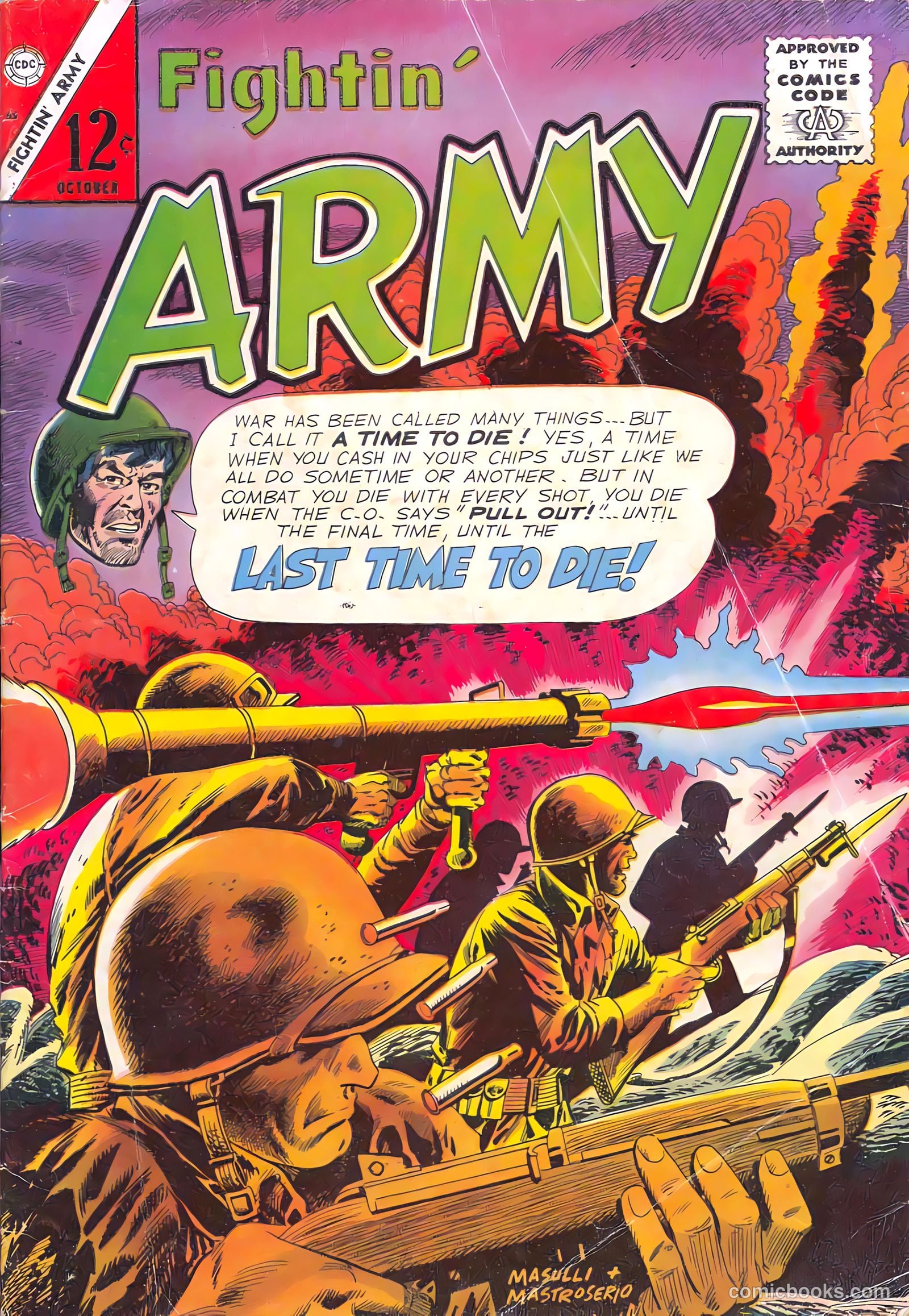 Fightin' Army #65 cover