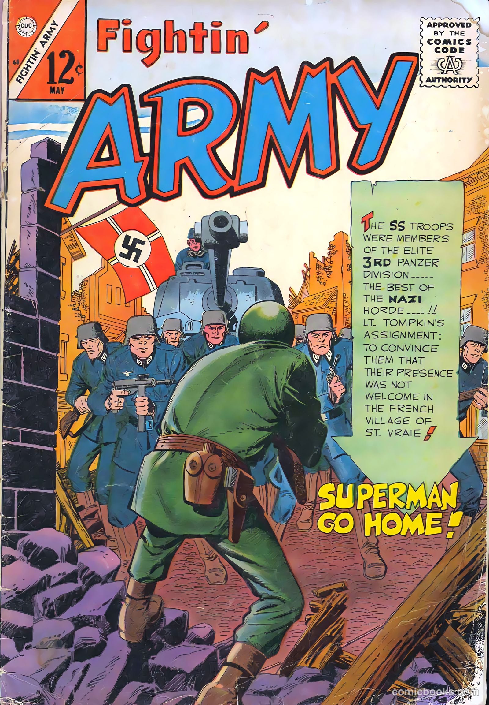 Fightin' Army #68 cover