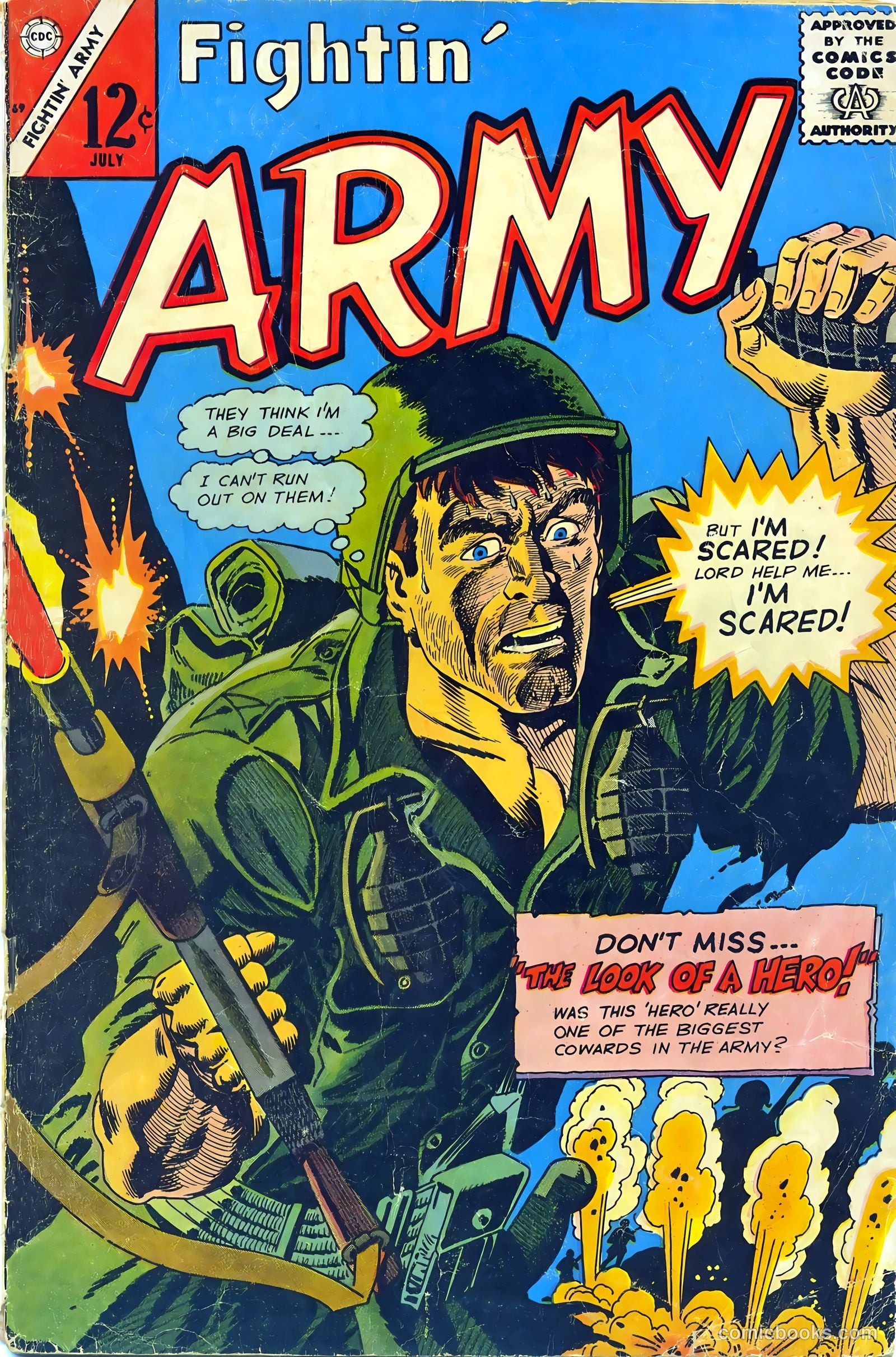 Fightin' Army #69 cover