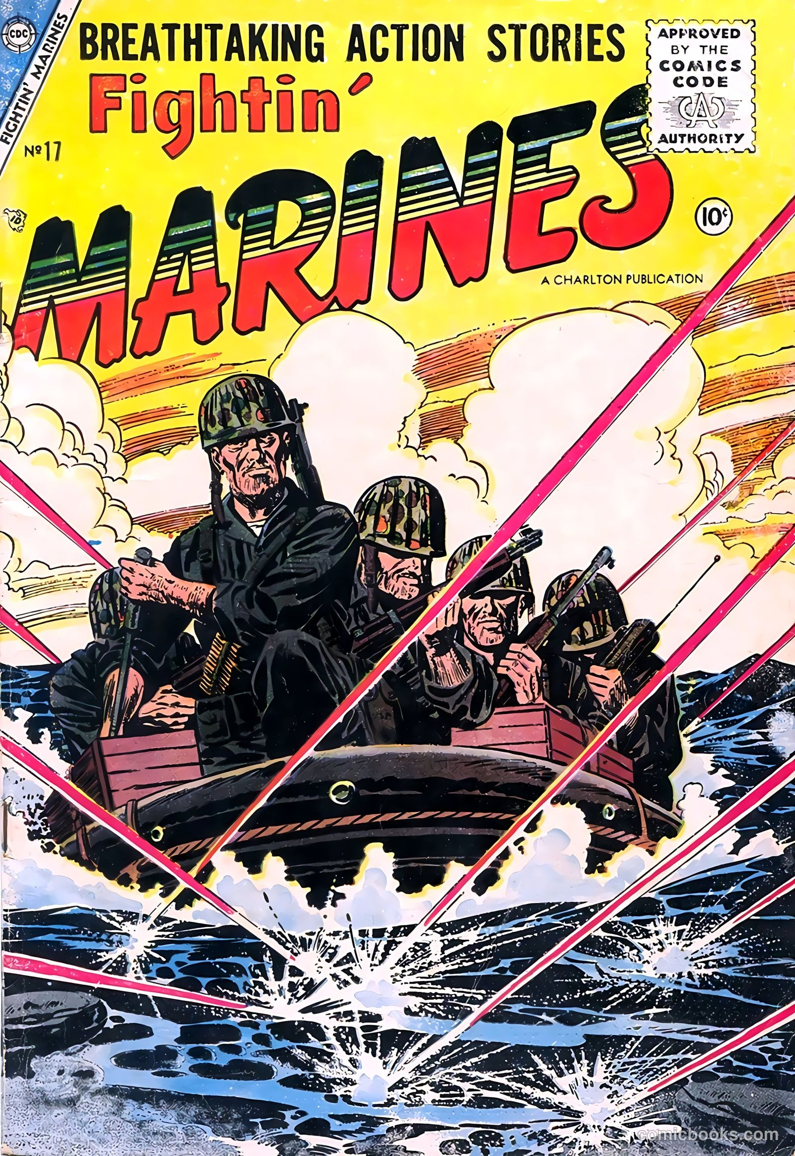 Fightin' Marines #17 cover