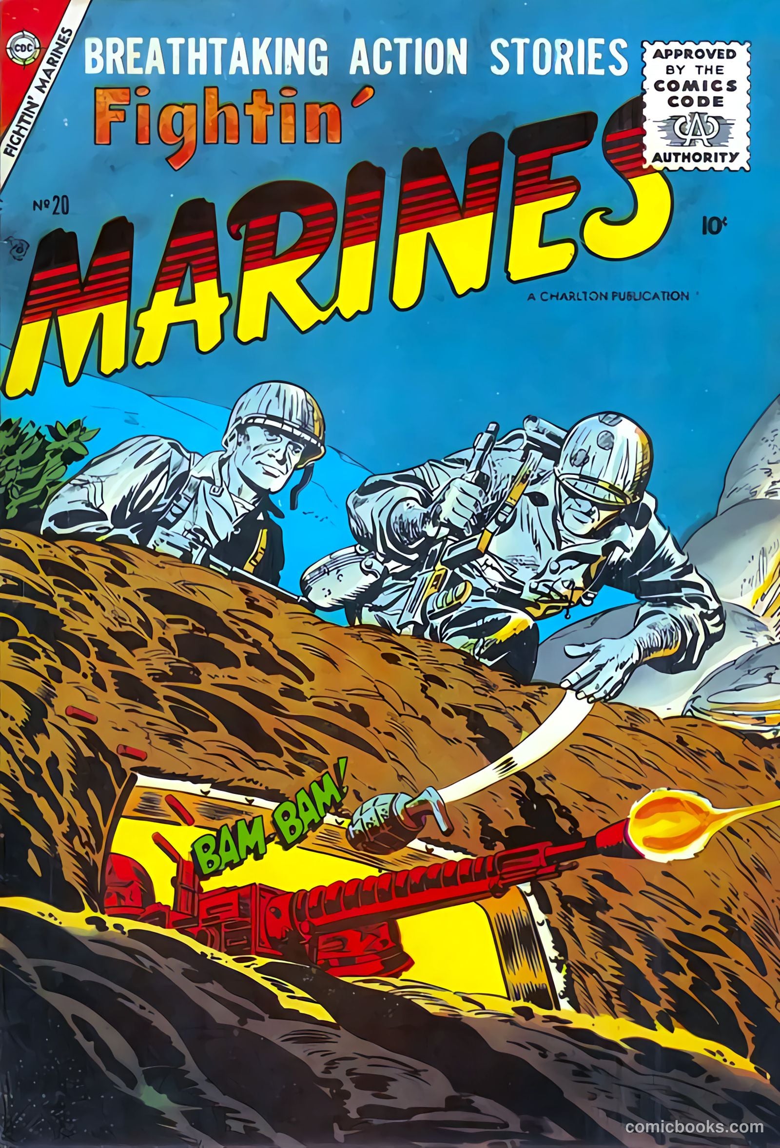 Fightin' Marines #20 cover