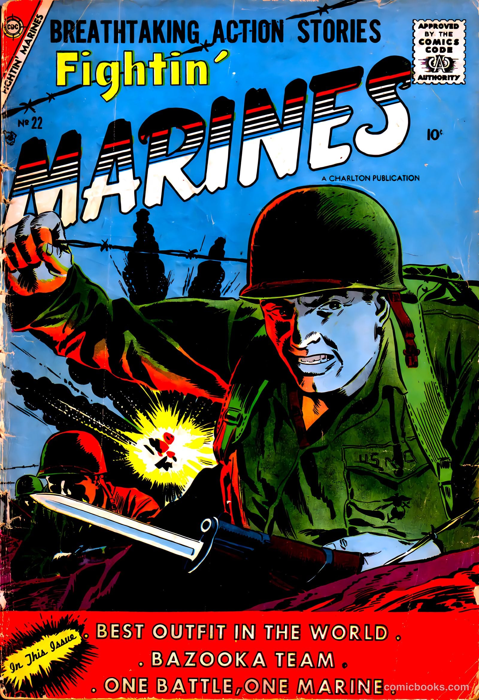Fightin' Marines #22 (1957) — page 1 of 36