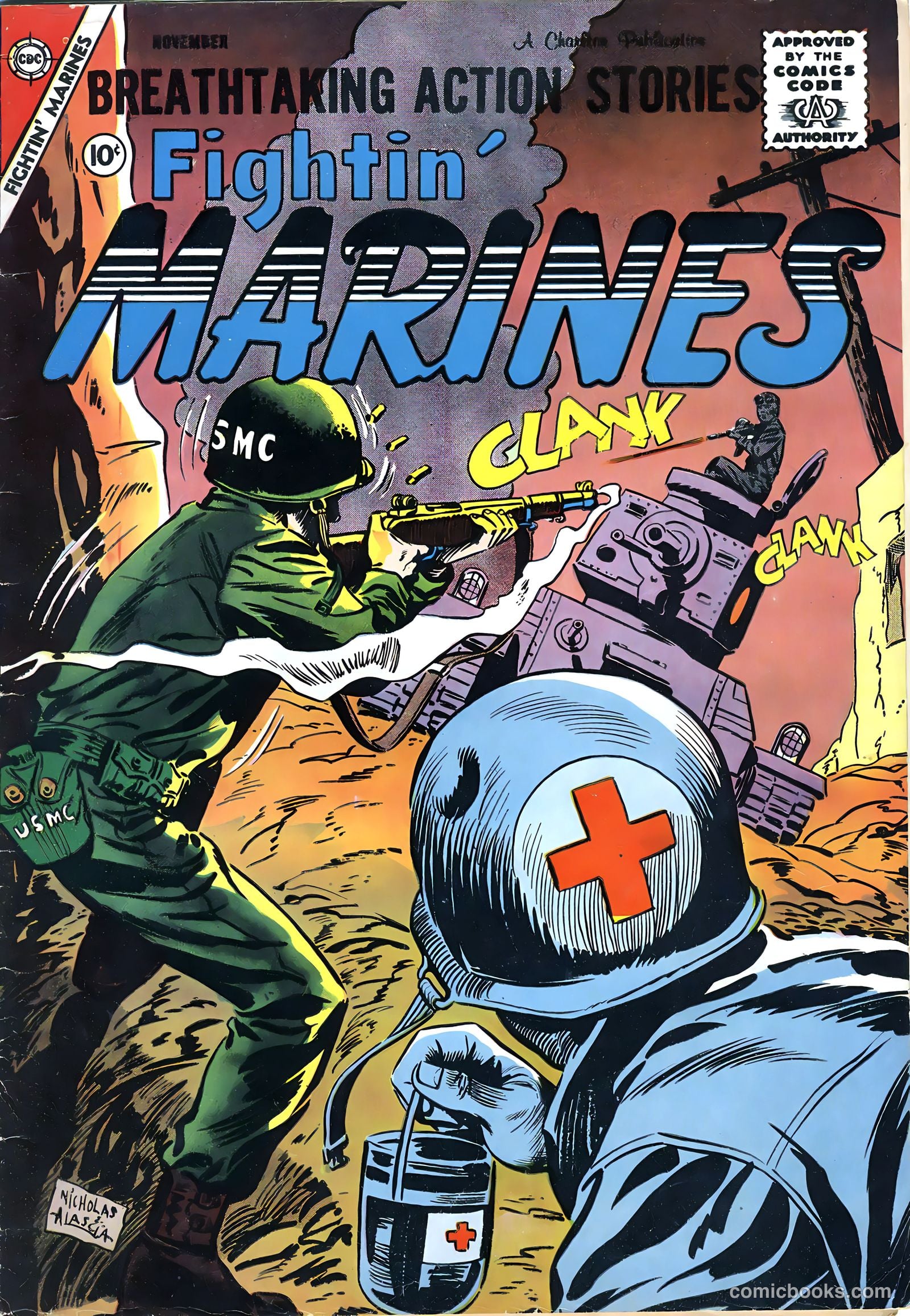 Fightin' Marines #27 cover