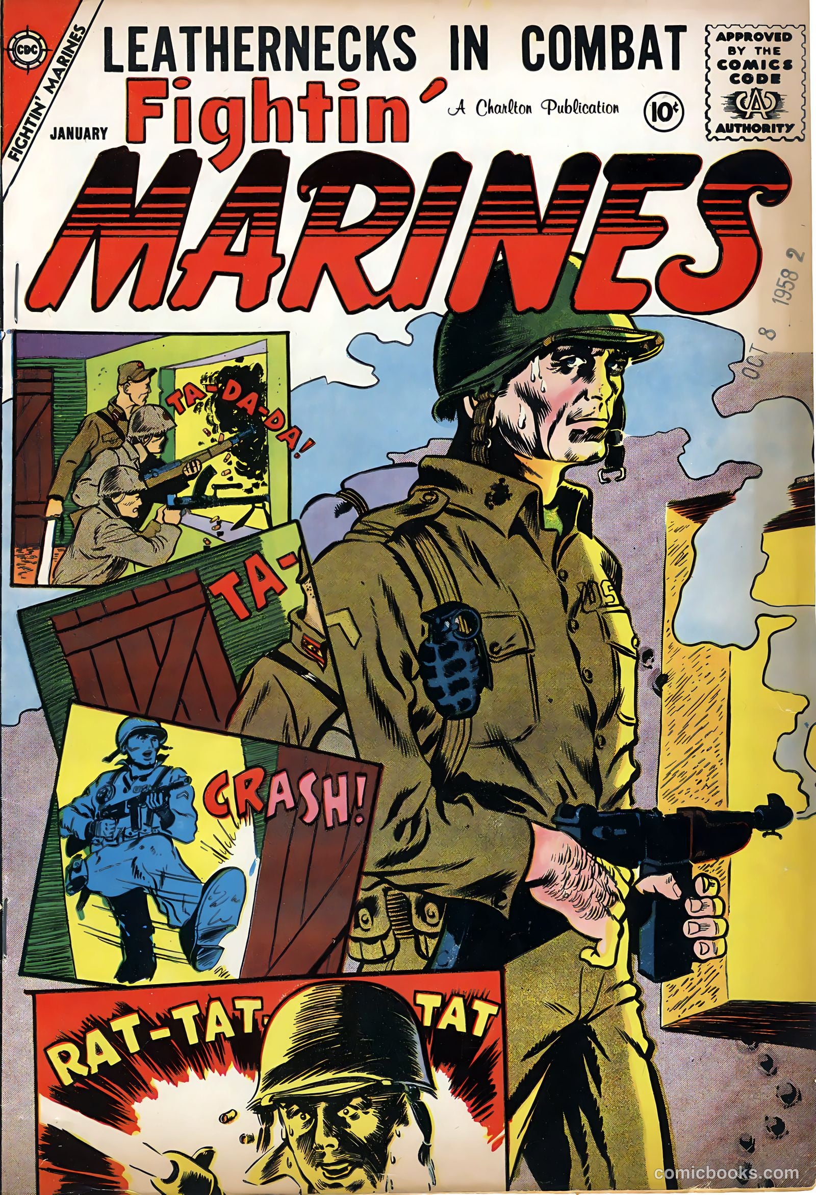 Fightin' Marines #28 cover