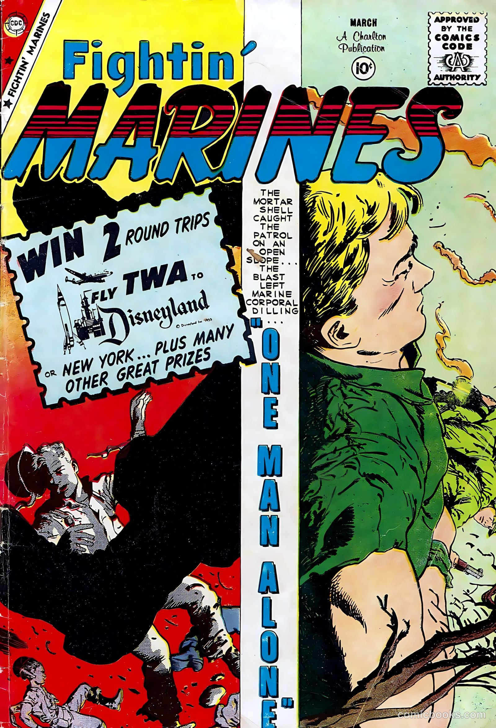 Fightin' Marines #34 cover