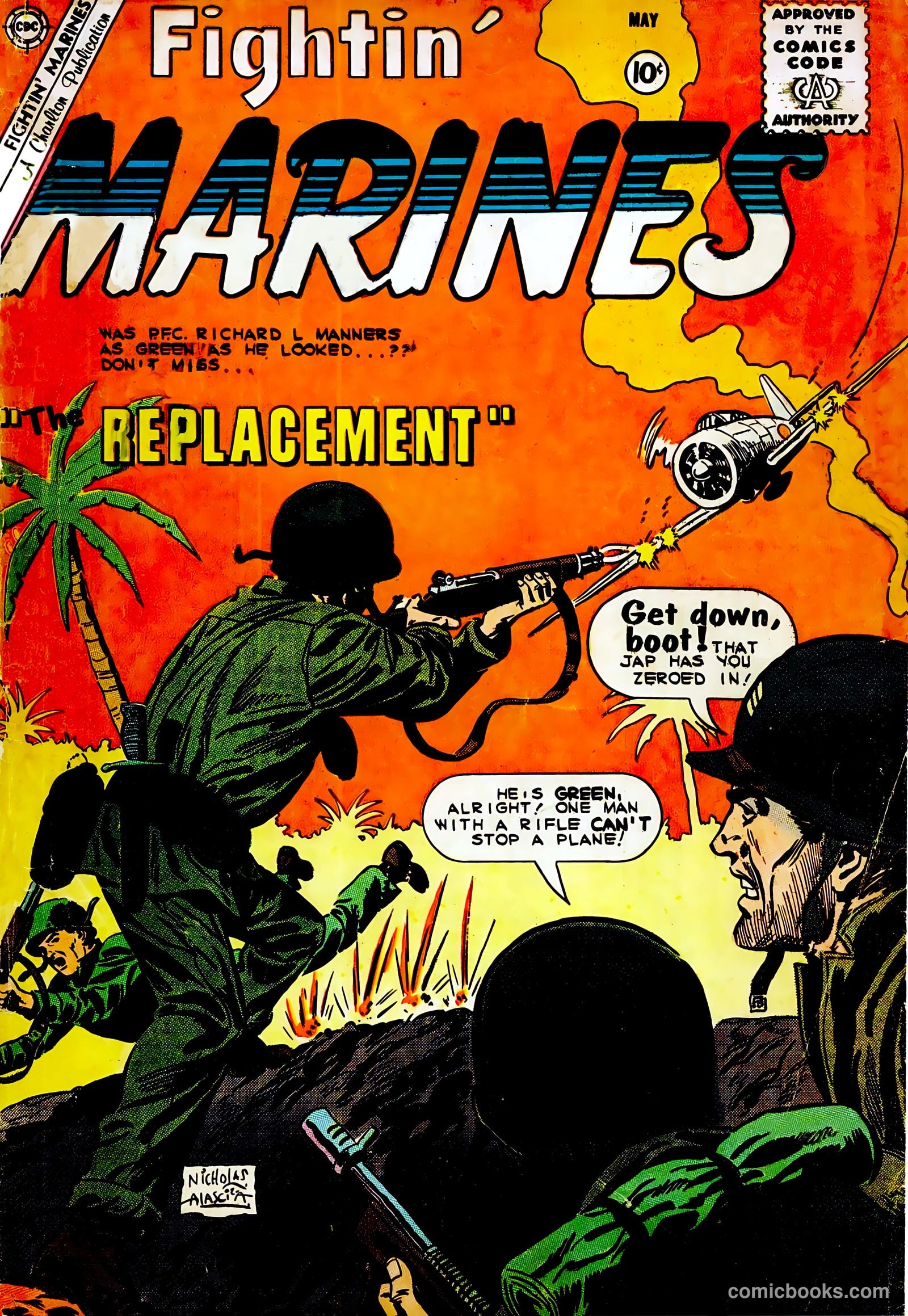 Fightin' Marines #35 cover