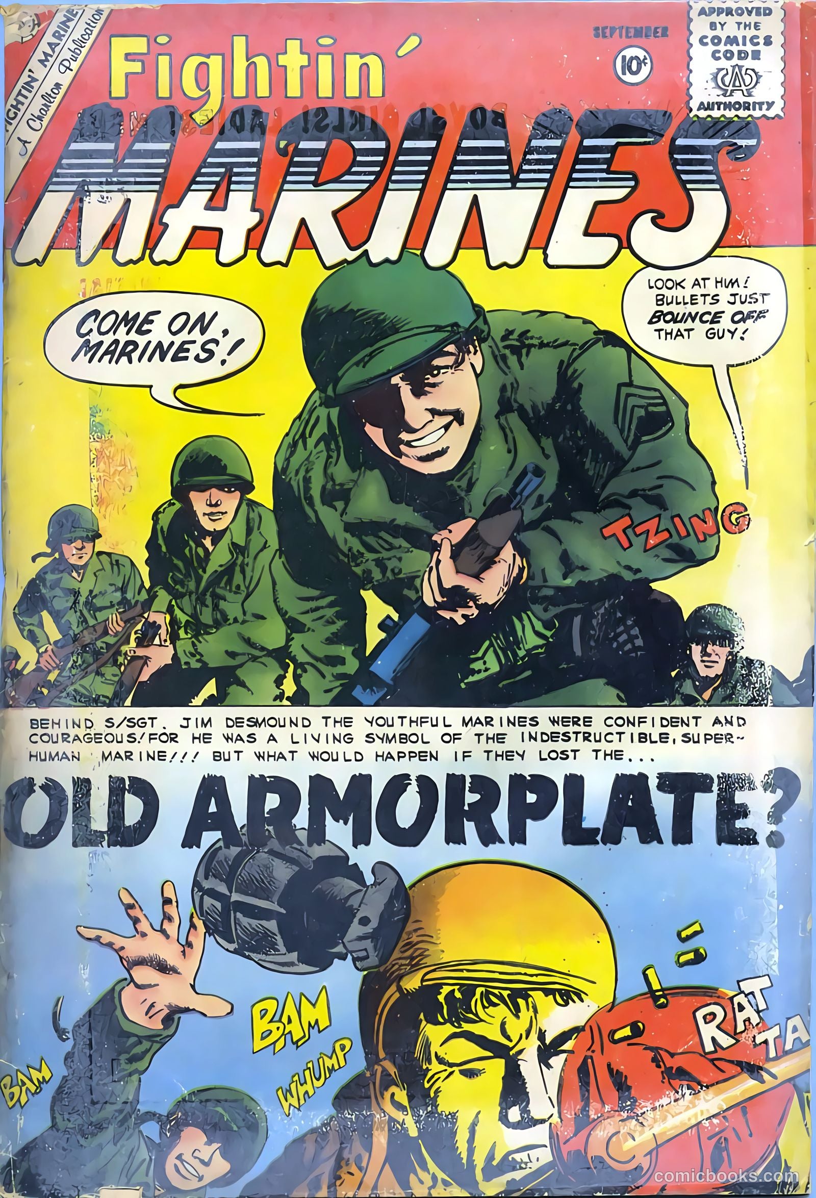 Fightin' Marines #37 cover