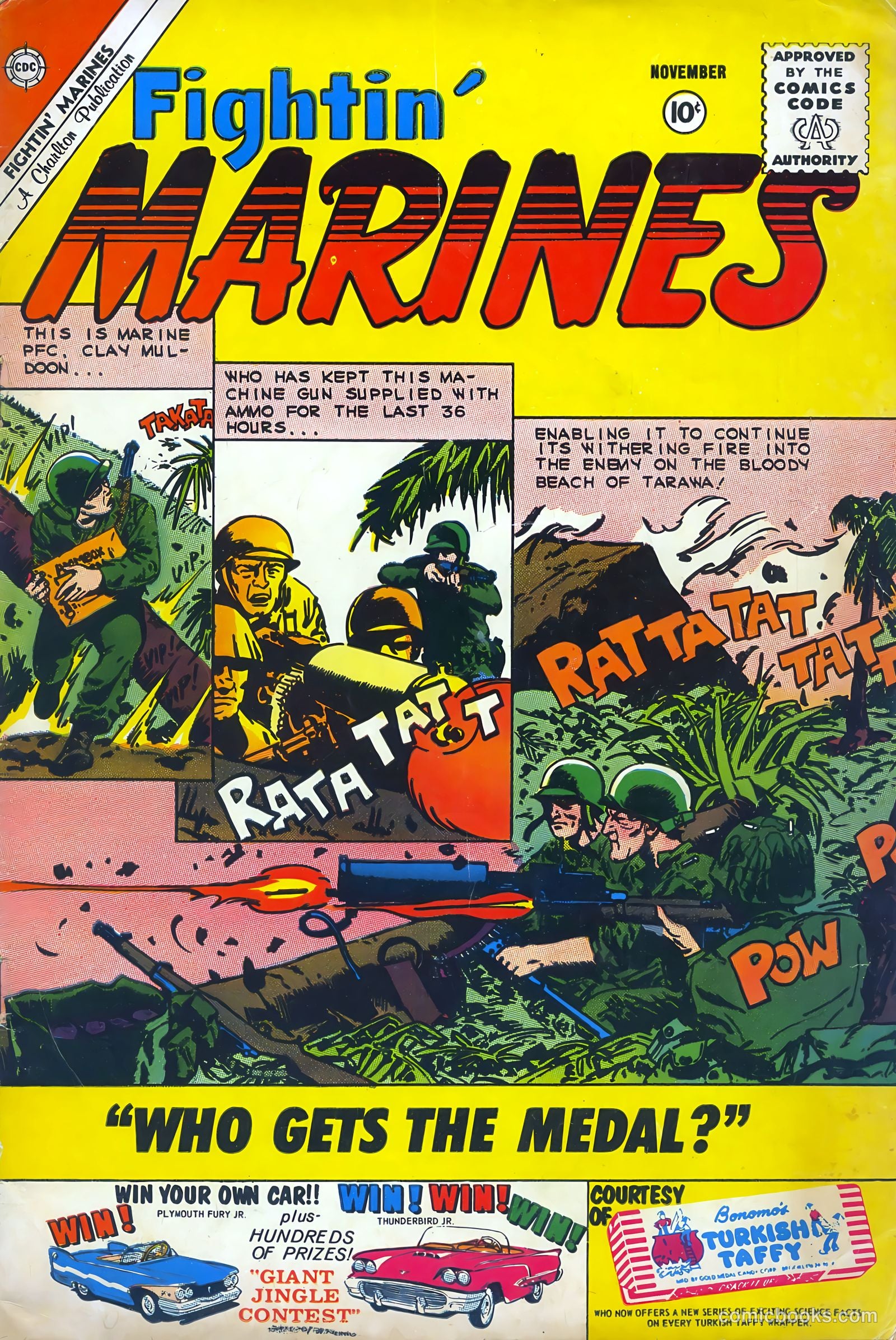 Fightin' Marines #38 cover