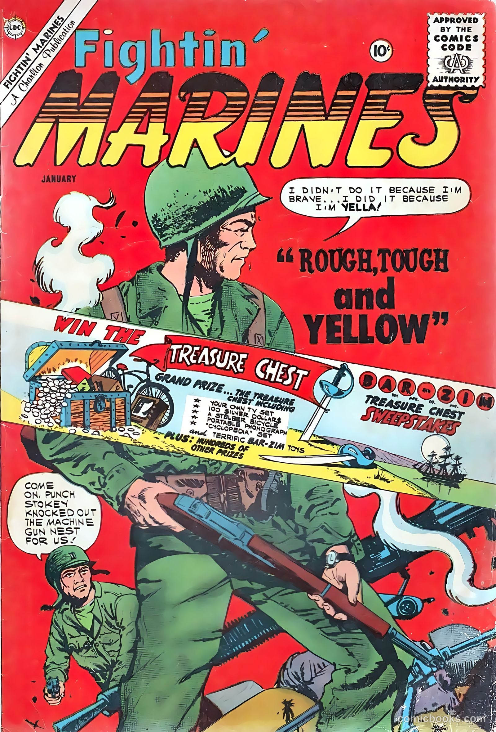 Fightin' Marines #39 cover