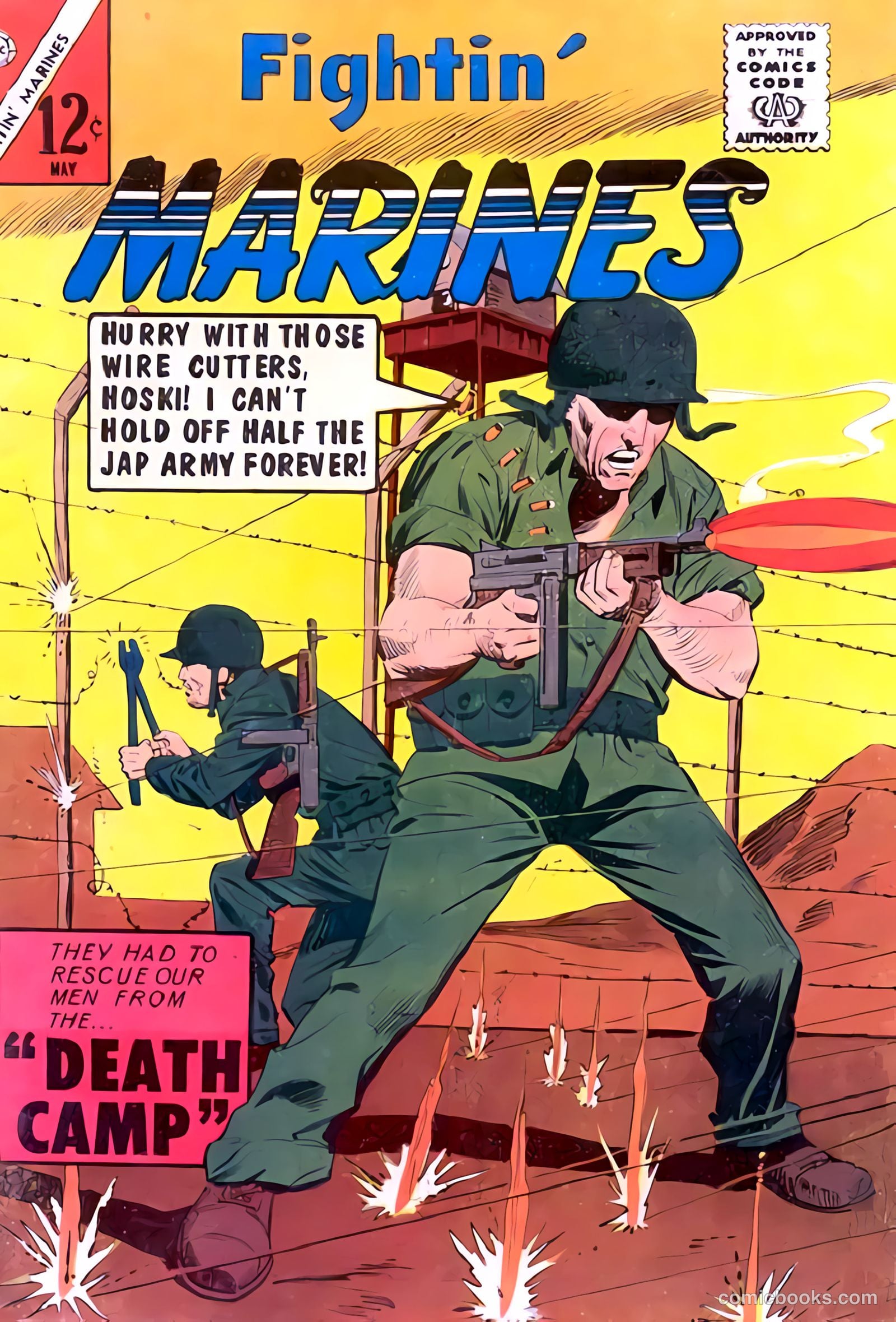 Fightin' Marines #58 cover