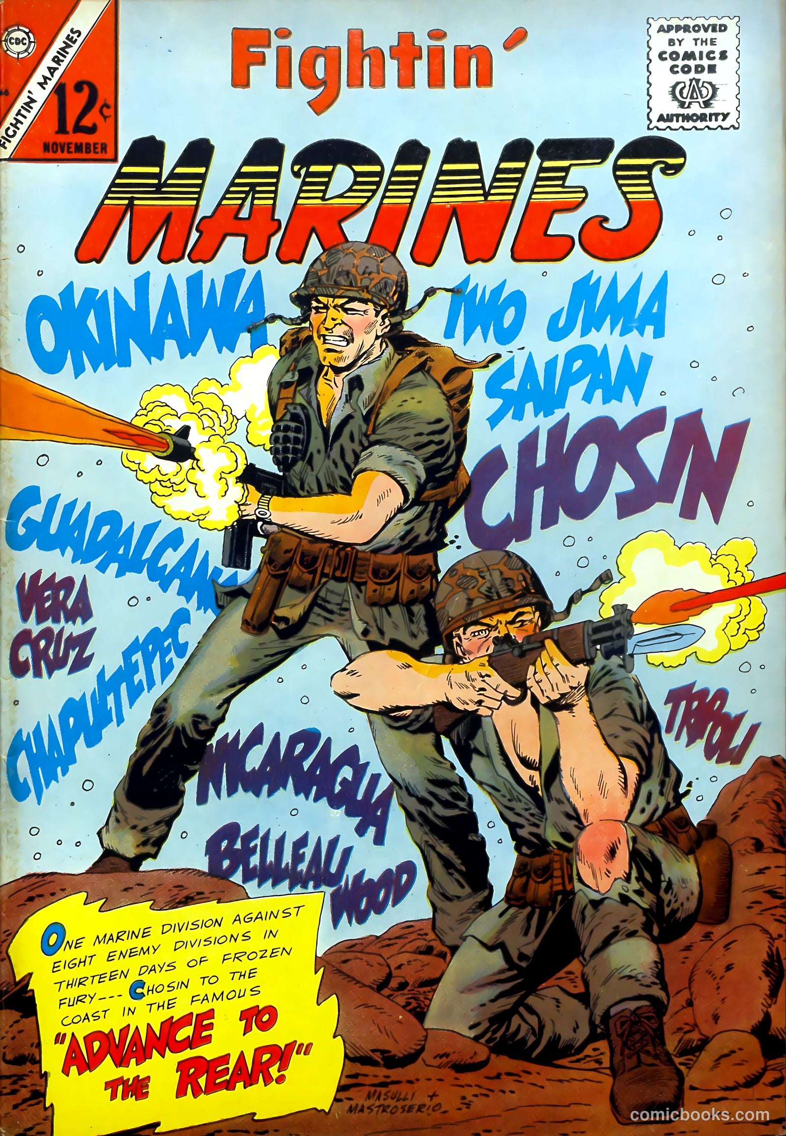 Fightin' Marines #66 cover