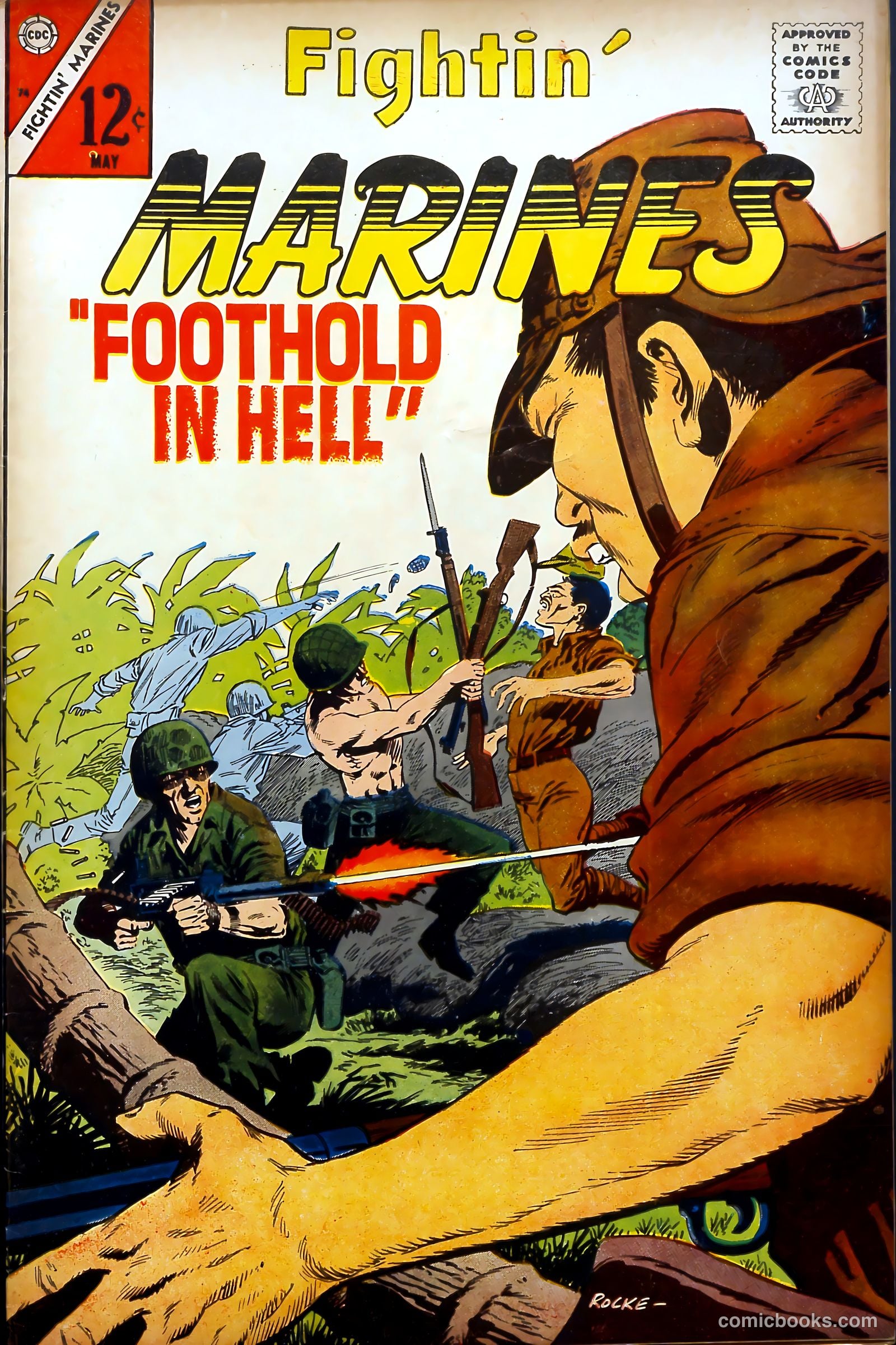 Fightin' Marines #74 cover