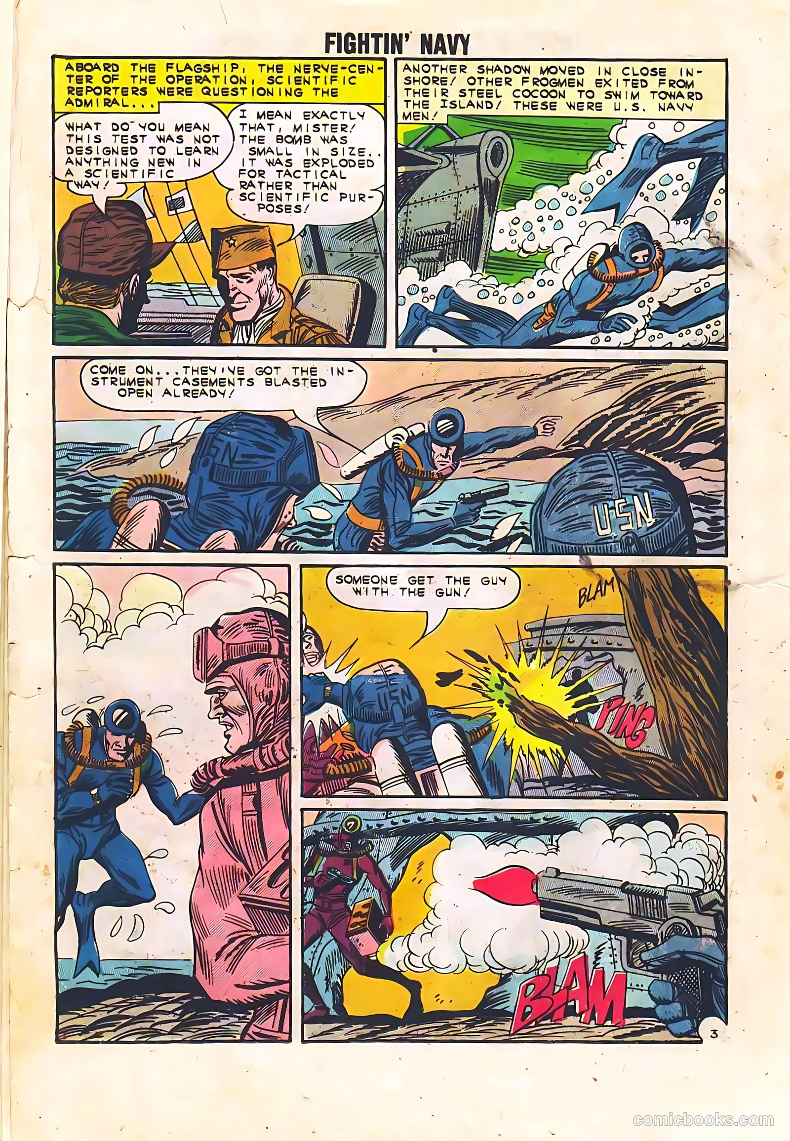 Fightin' Navy #113 (1963) — page 18
