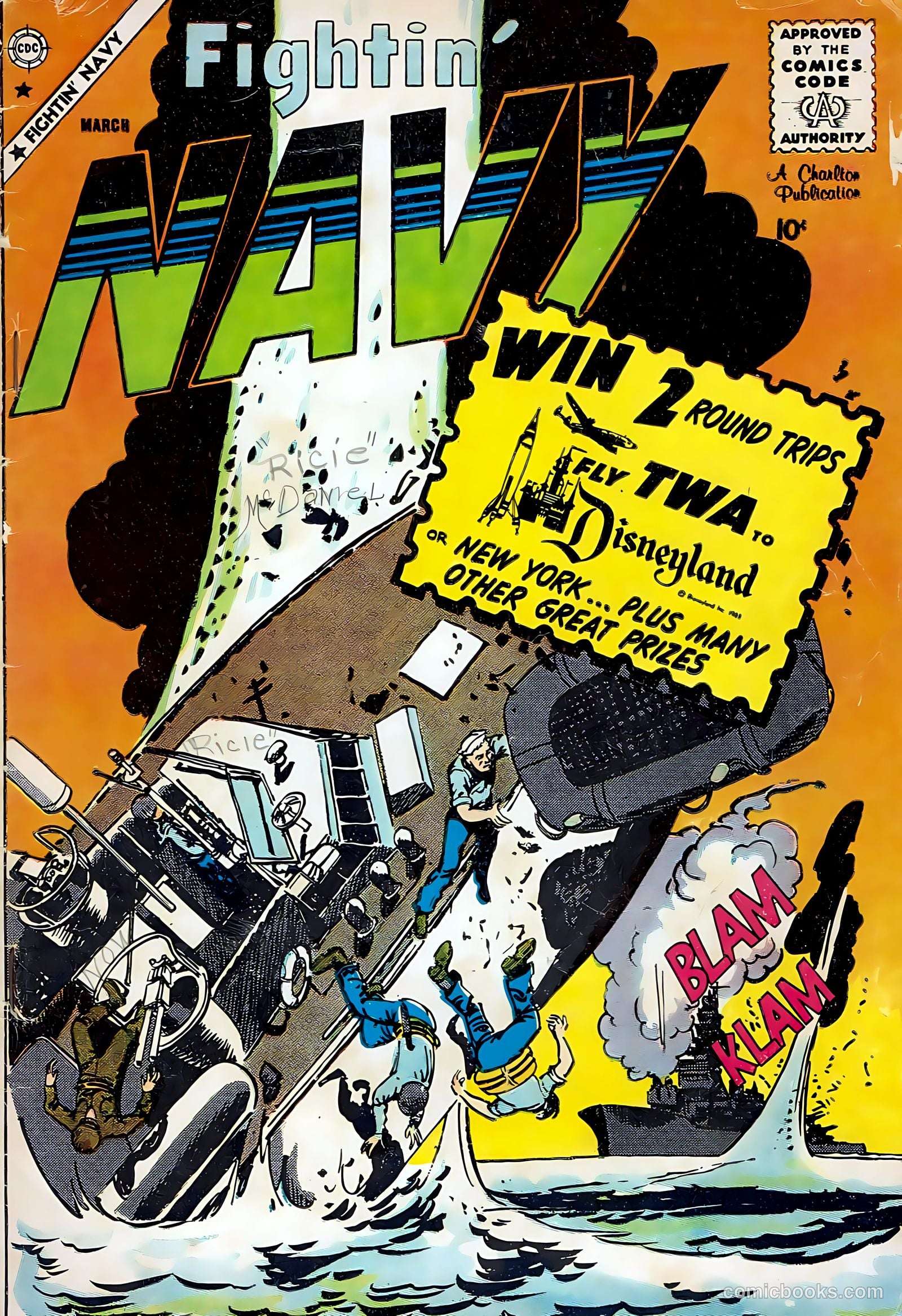 Fightin' Navy #91 cover