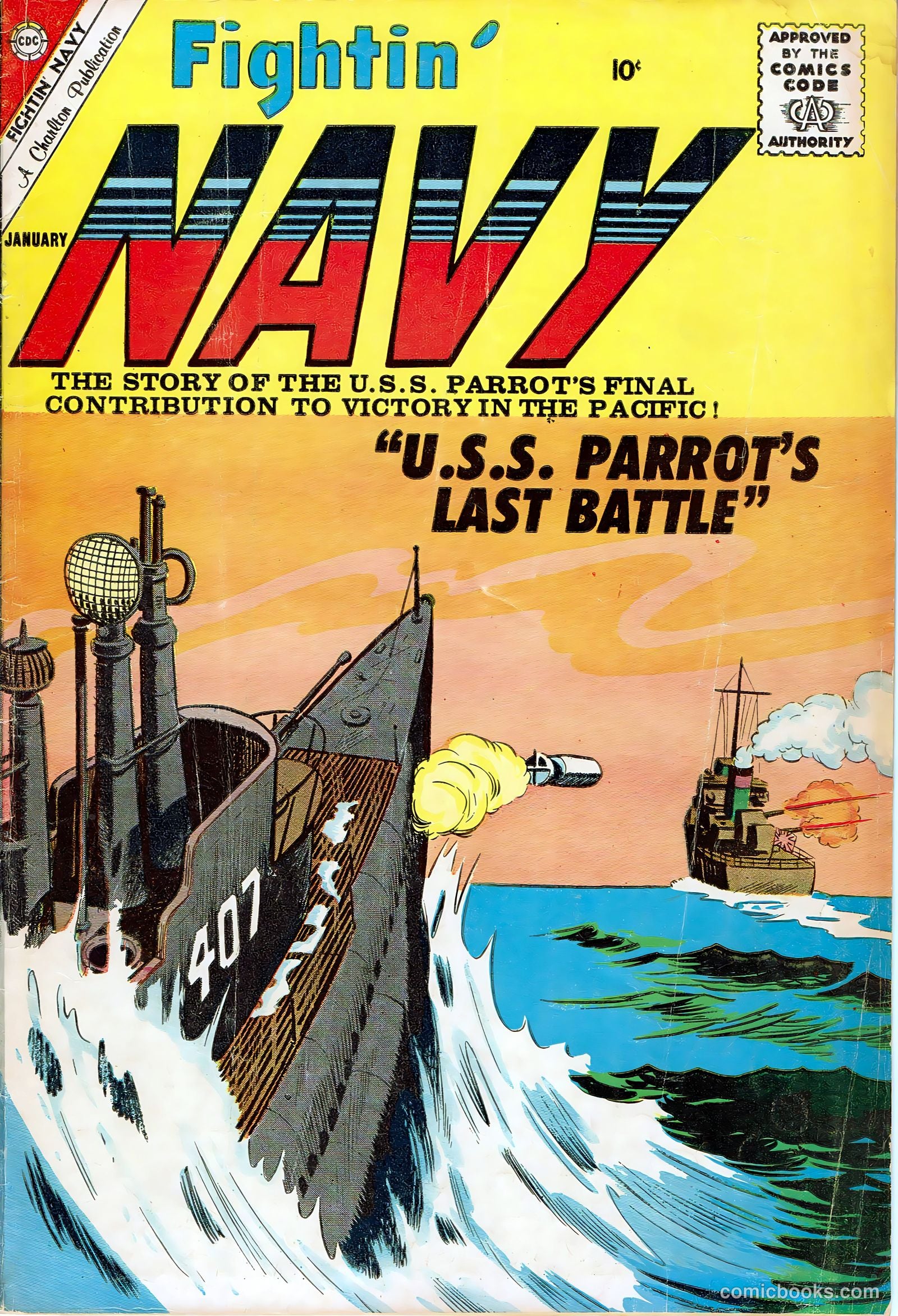 Fightin' Navy #96 cover