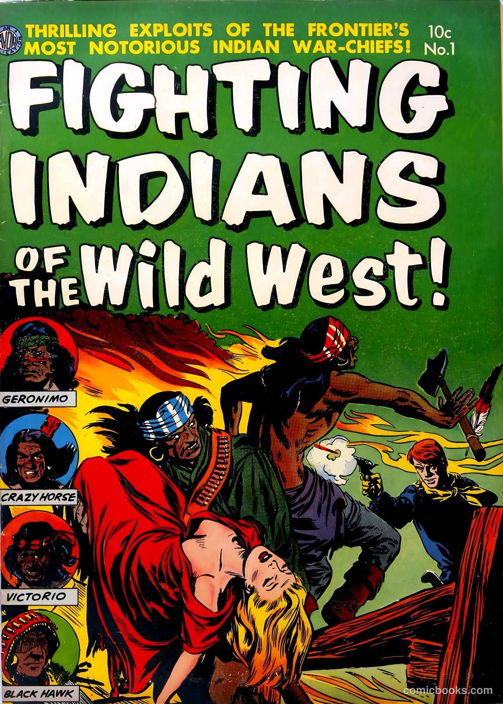 Fighting Indians of the Wild West #1