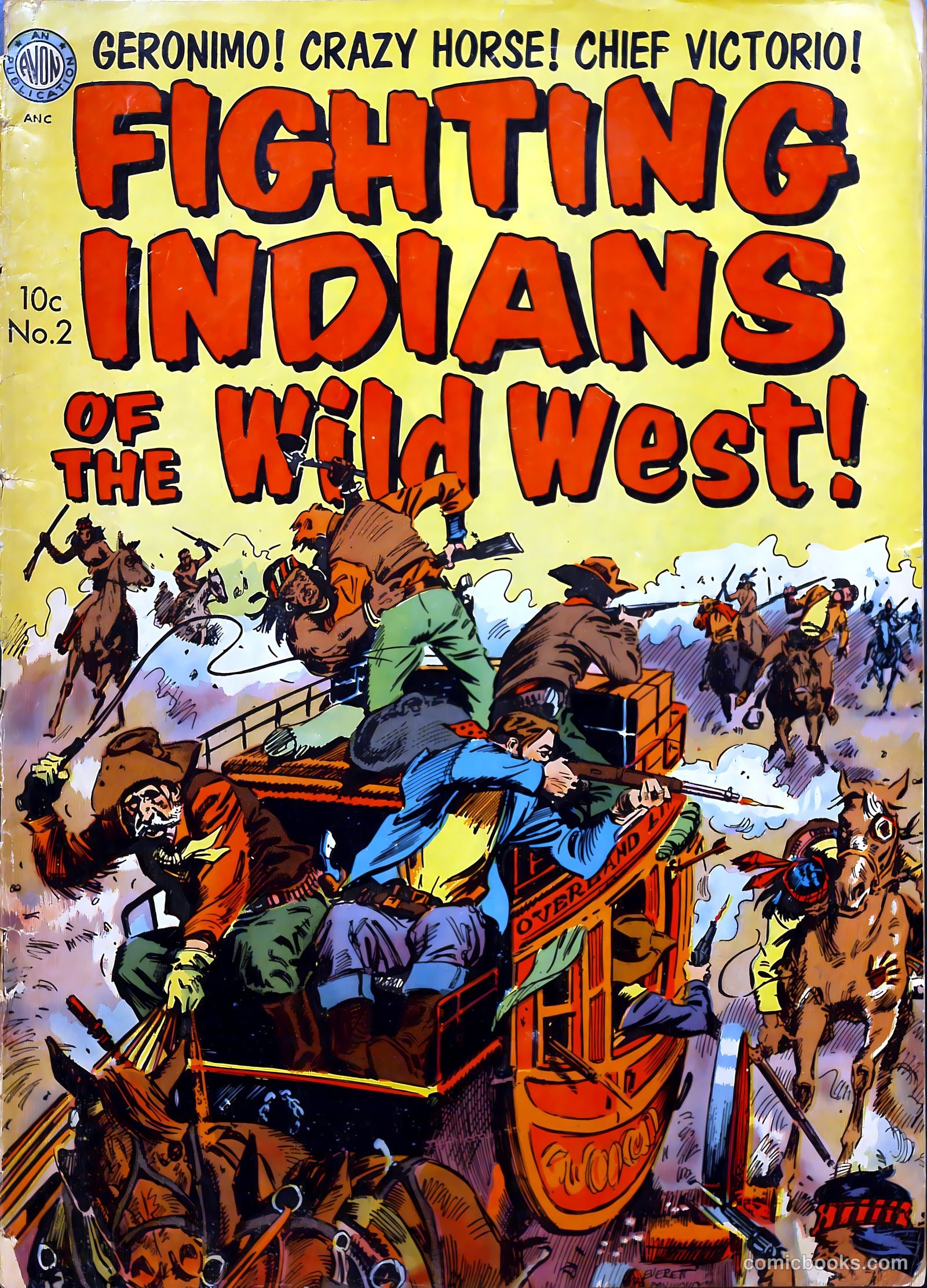 Fighting Indians of the Wild West #2