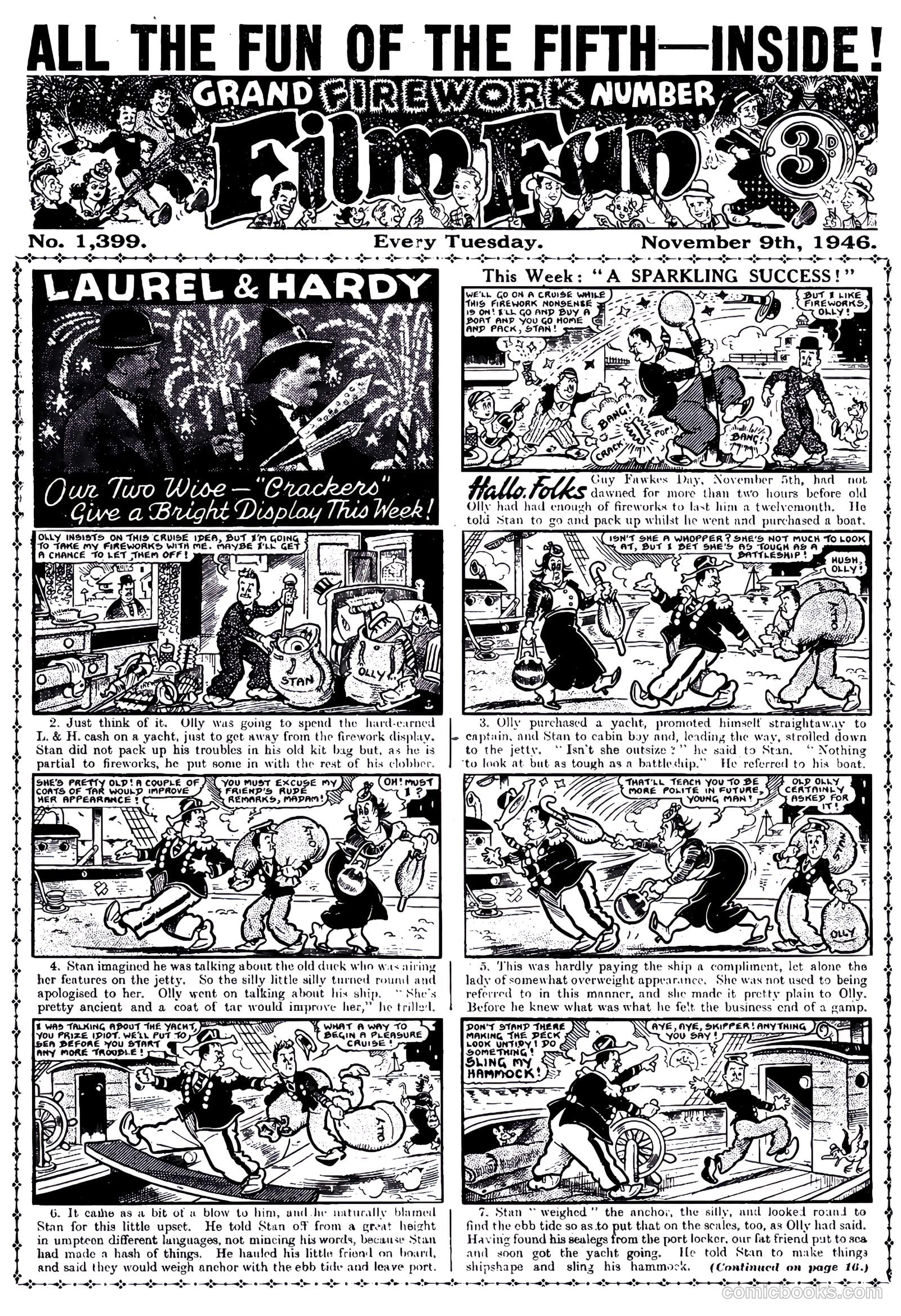 Film Fun #1399 (1946) — page 1 of 7