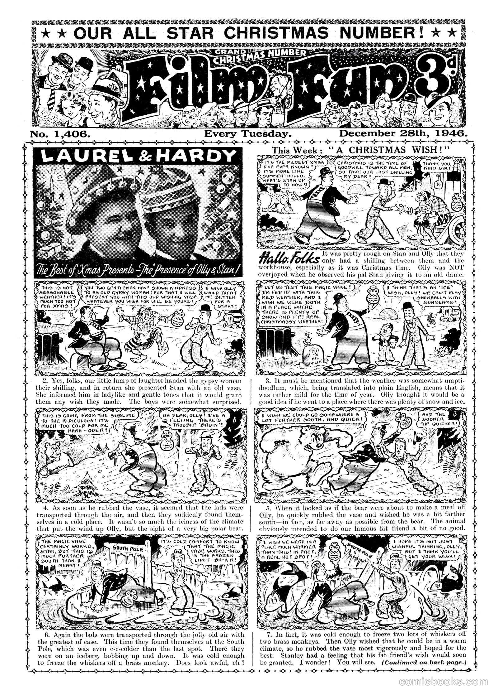 Film Fun #1406 (1946) — page 1 of 15