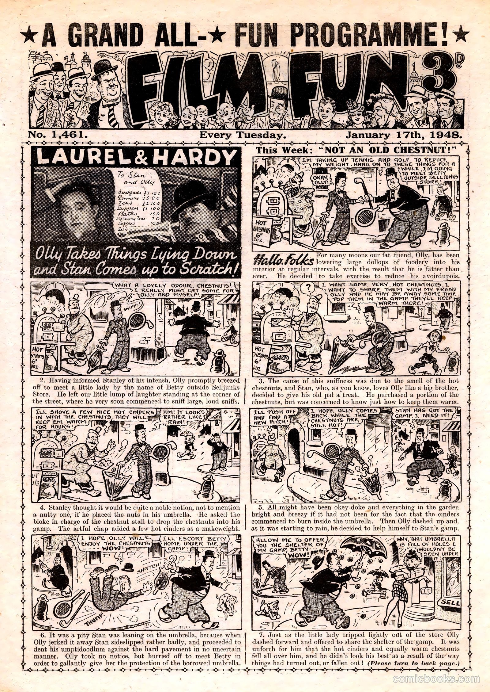 Film Fun #1461 (1934) — page 1 of 12