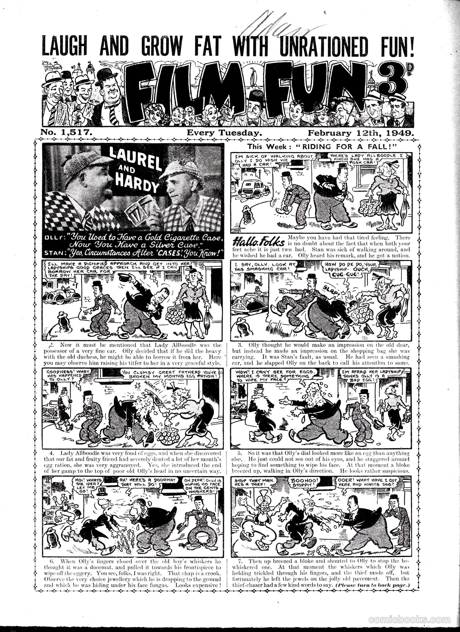 Film Fun #1517 (1949) — page 1 of 15
