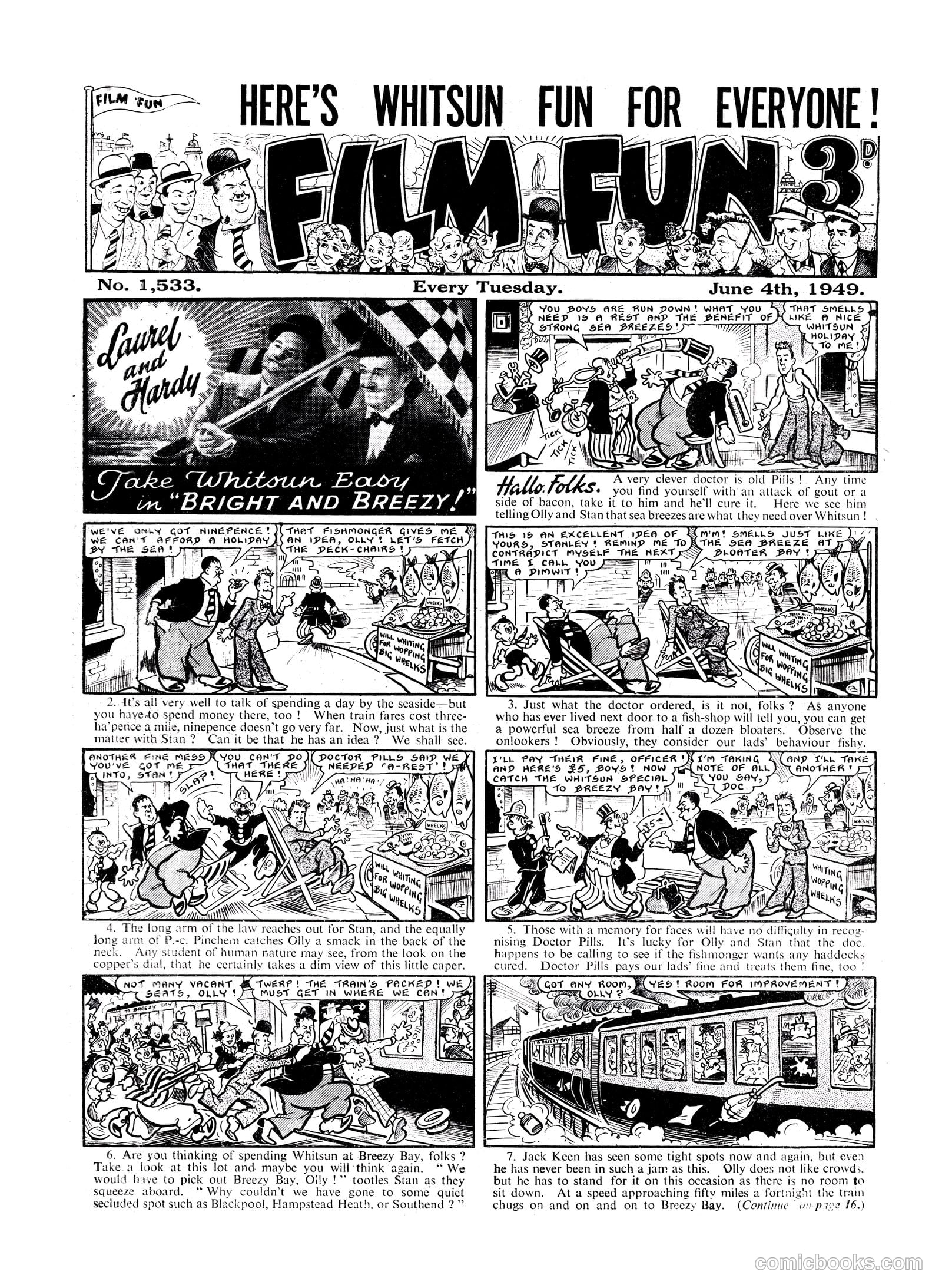 Film Fun #1533 (1949) — page 1 of 15