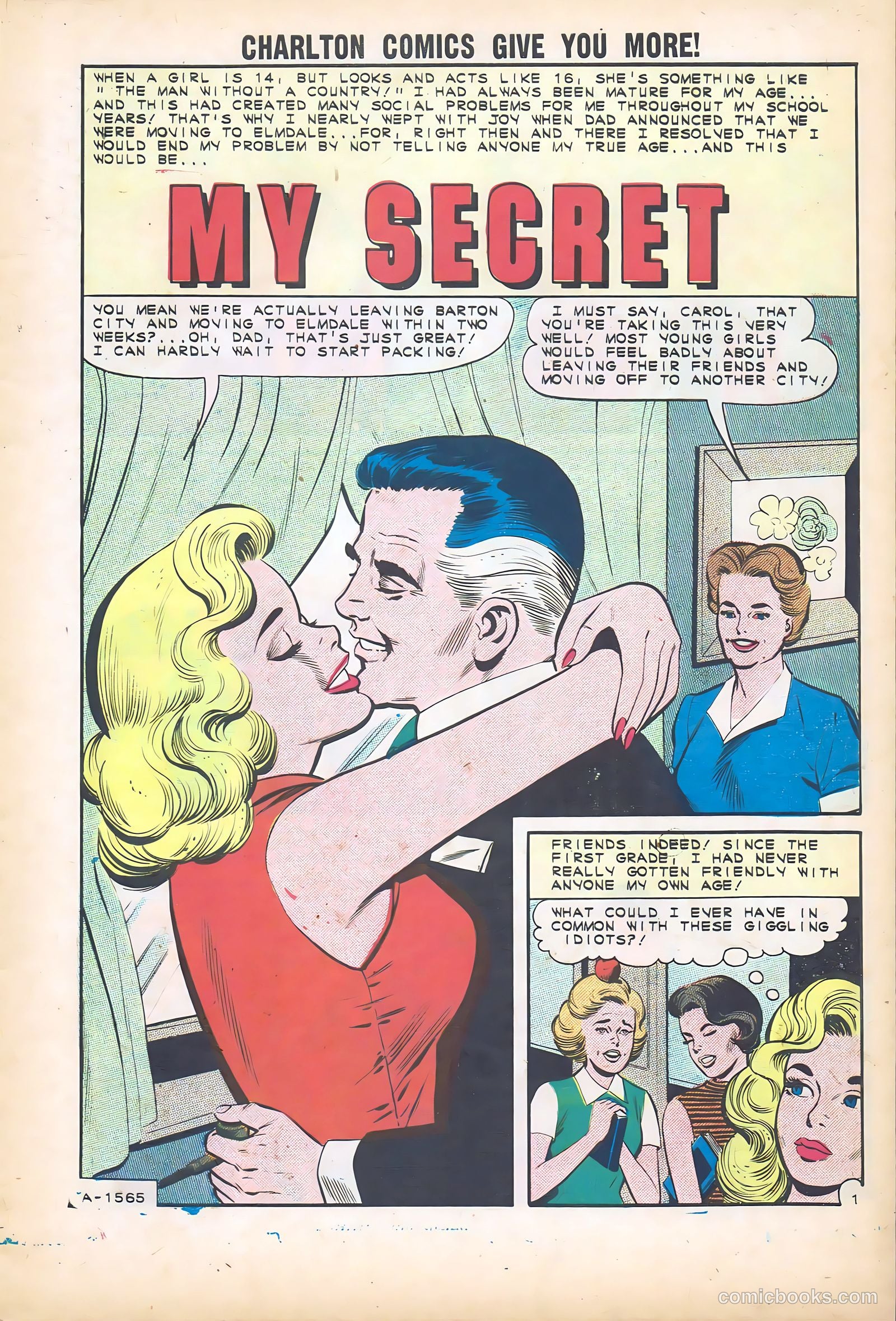 First Kiss #27 (1962) — page 3 of 36