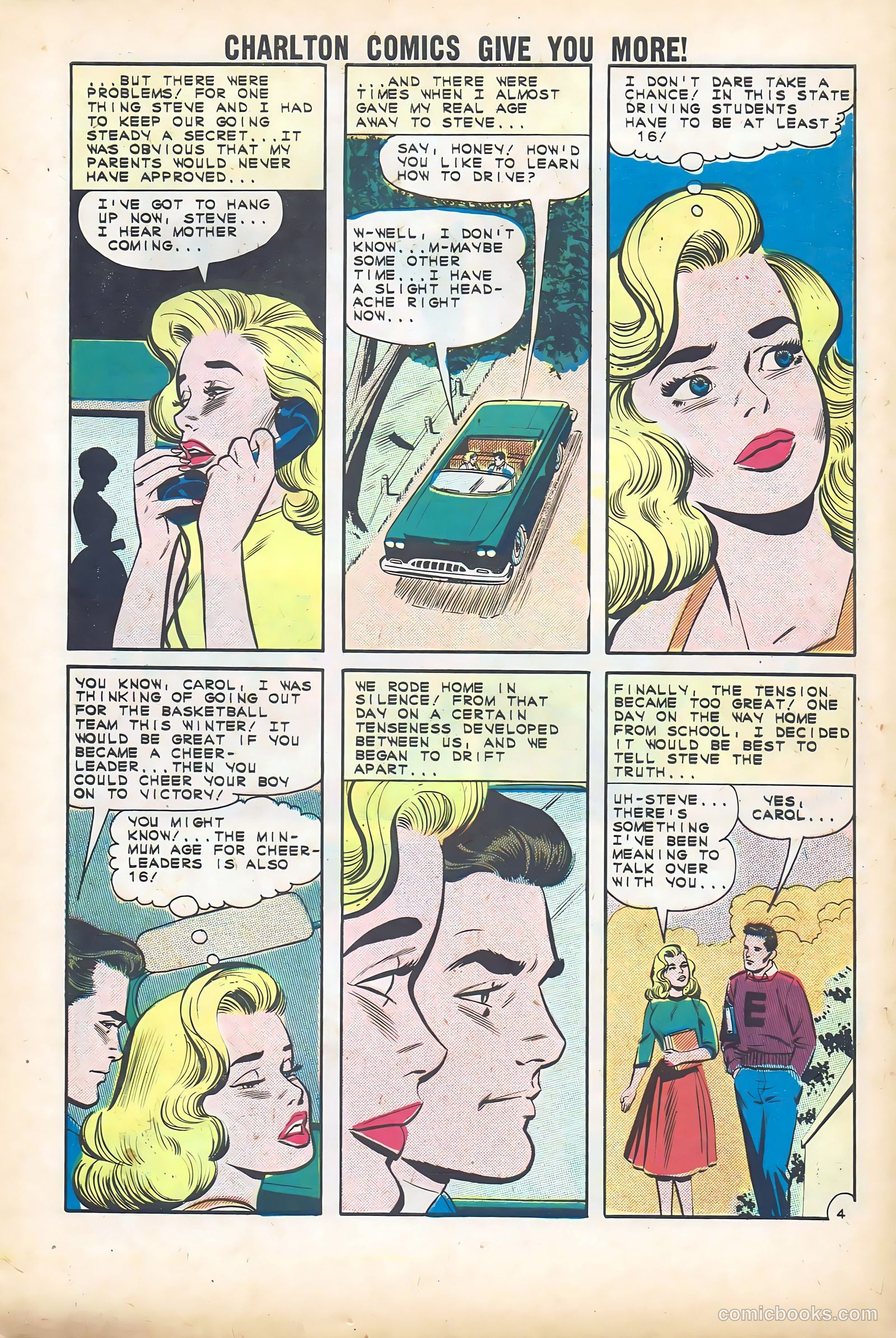 First Kiss #27 (1962) — page 7 of 36