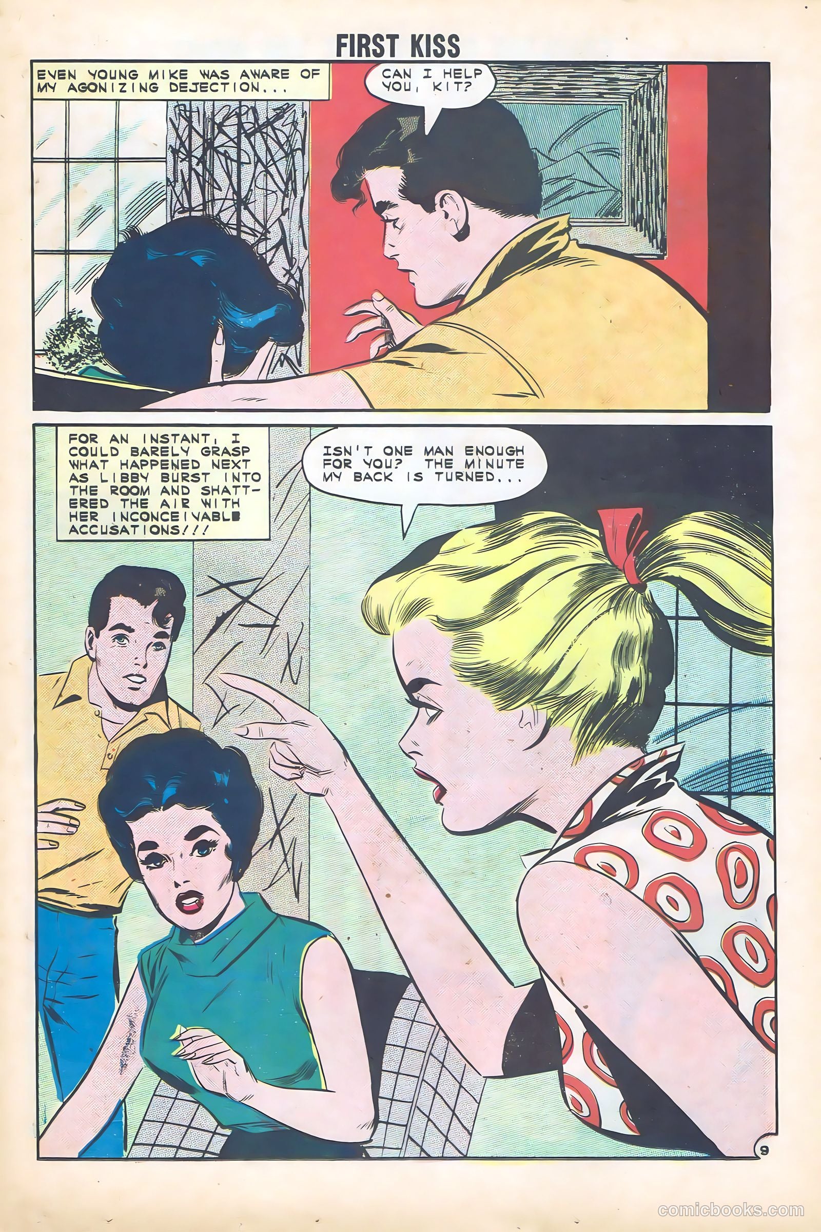 First Kiss #27 (1962) — page 18 of 36