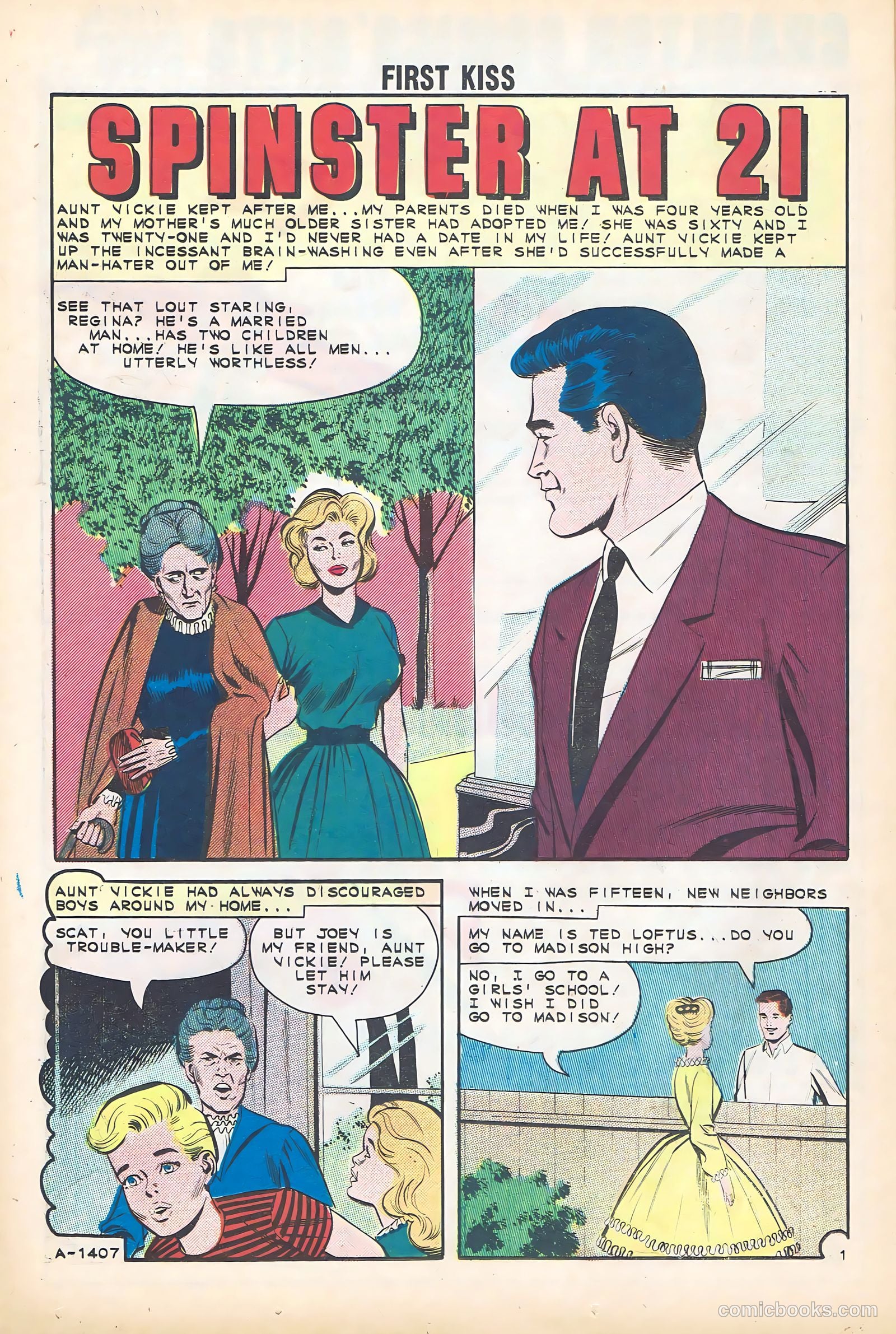 First Kiss #27 (1962) — page 24 of 36