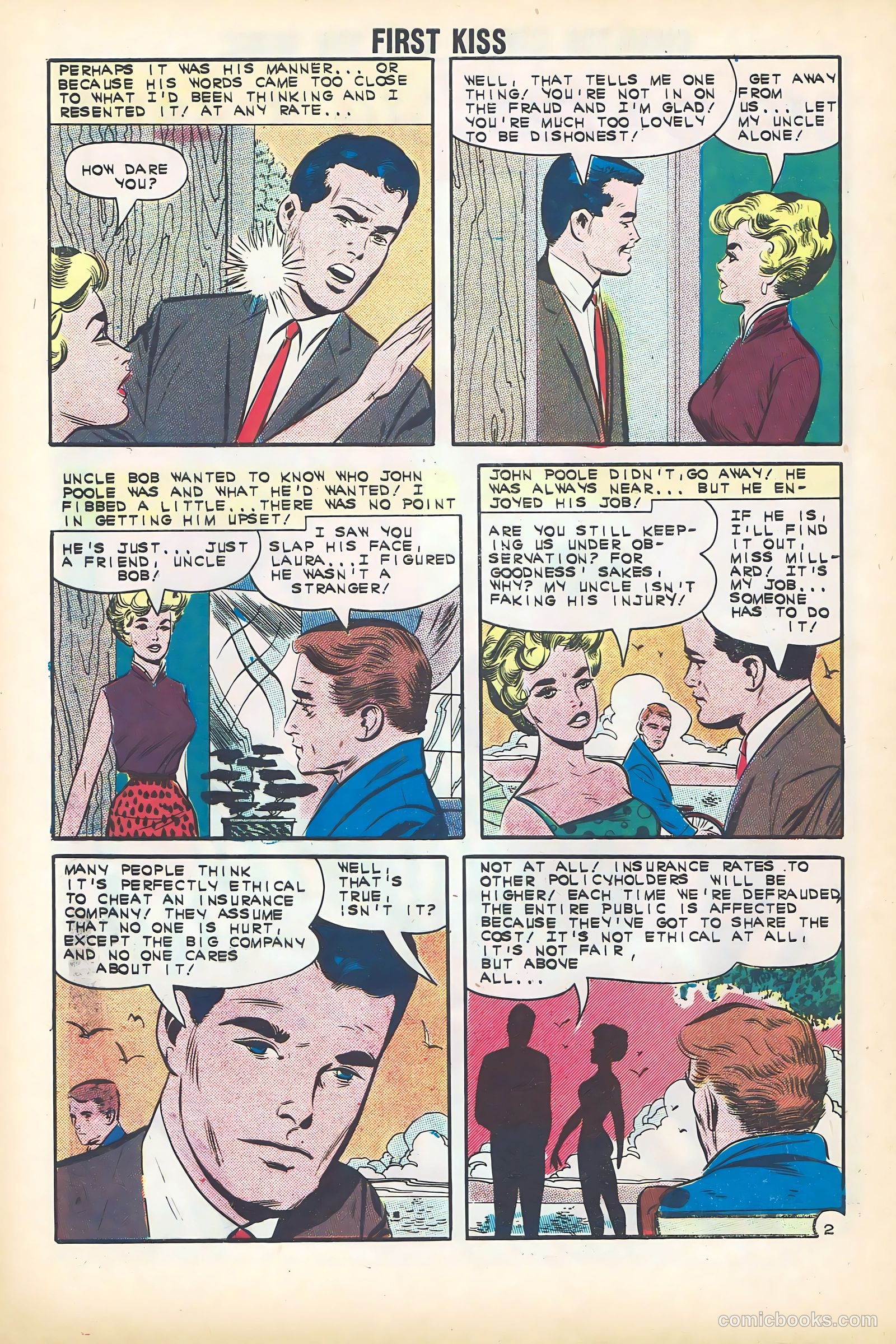 First Kiss #27 (1962) — page 28 of 36