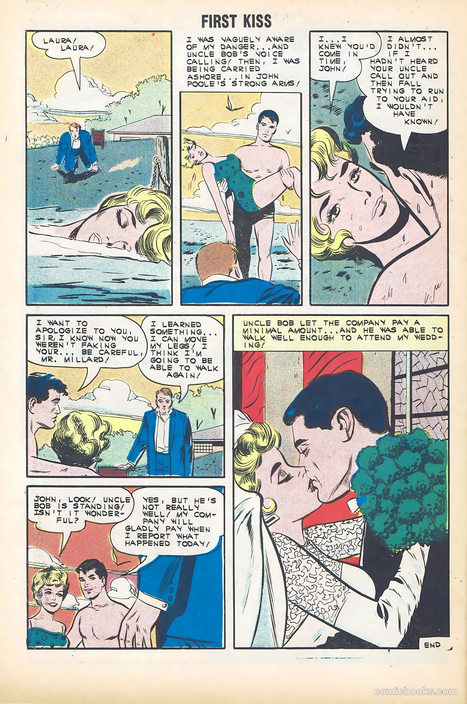 First Kiss #27 (1962) — page 32 of 36