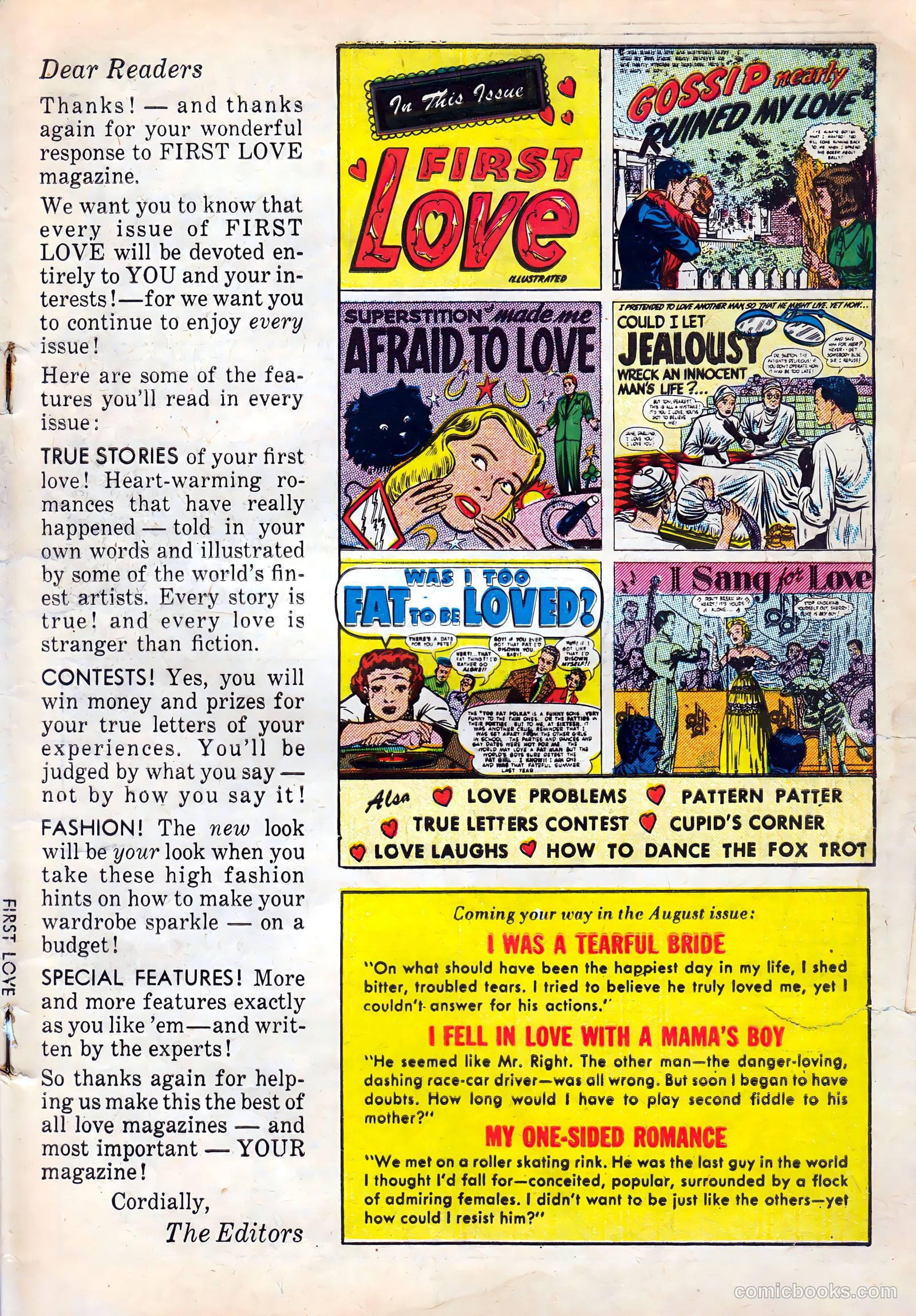 First Love Illustrated #3 (1949) — page 3 of 47