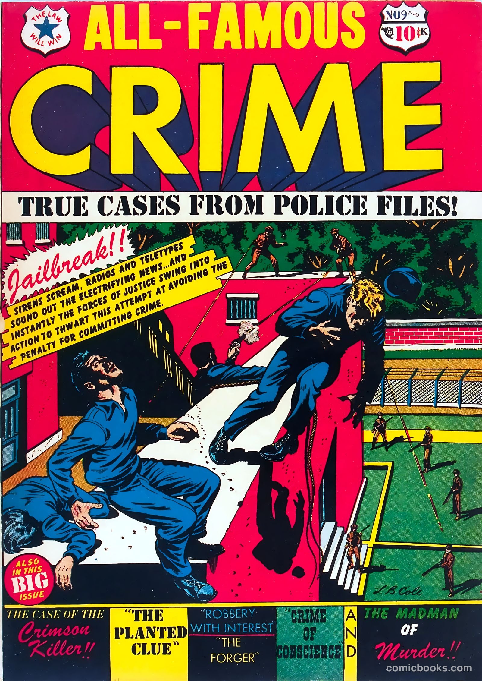 All-Famous Crime #9 cover
