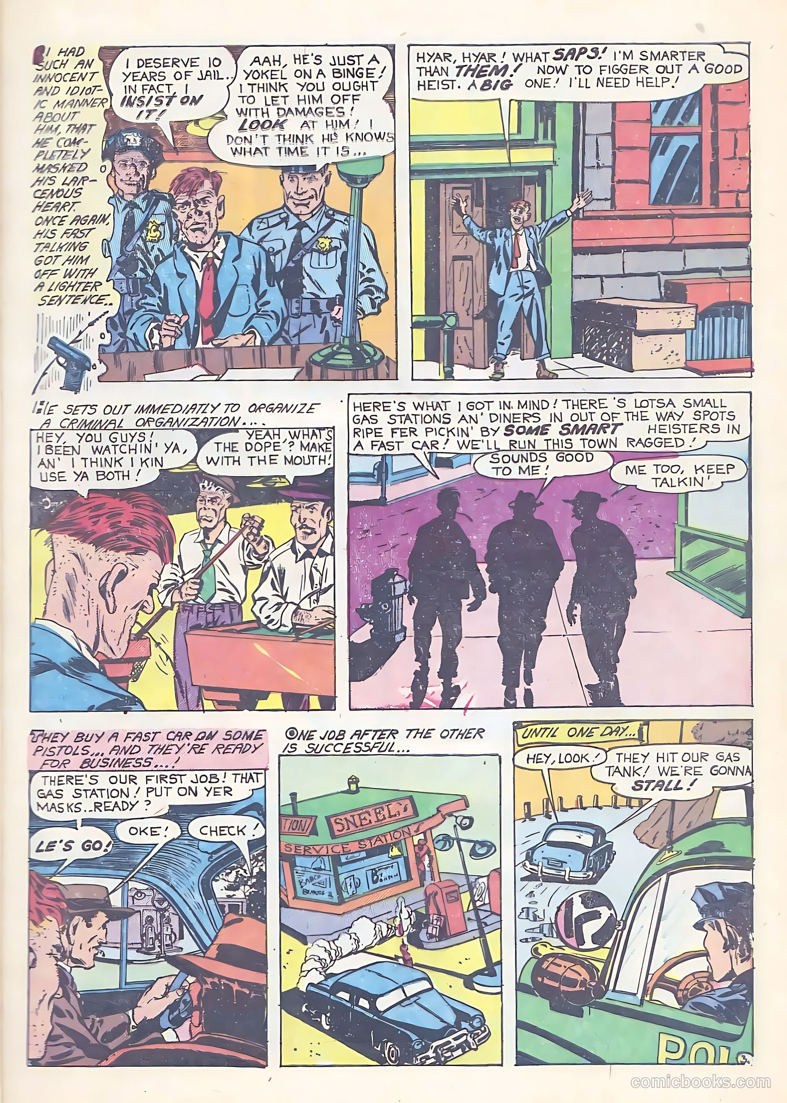 All-Famous Police Cases #14 (1954) — page 5 of 36