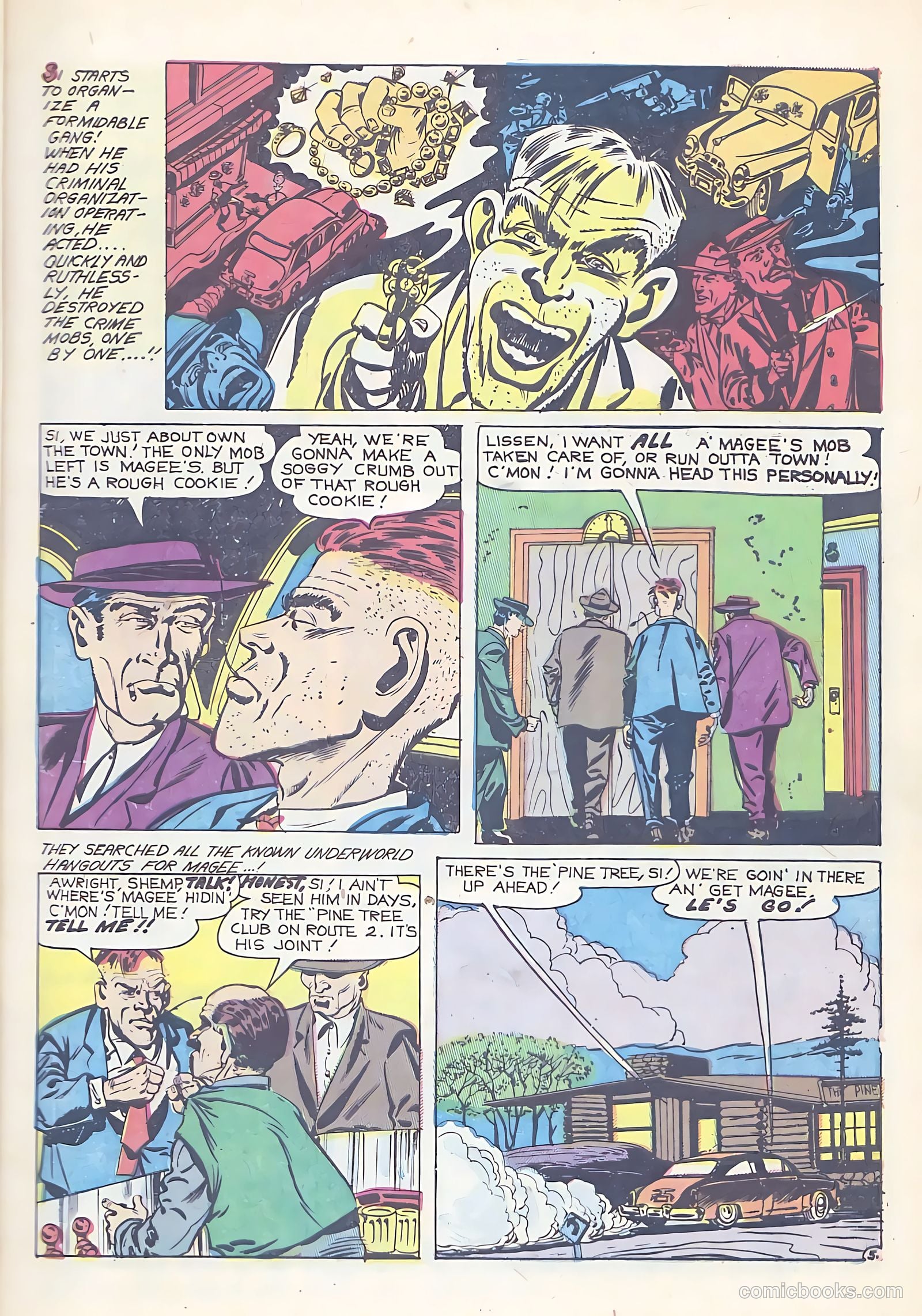 All-Famous Police Cases #14 (1954) — page 7 of 36