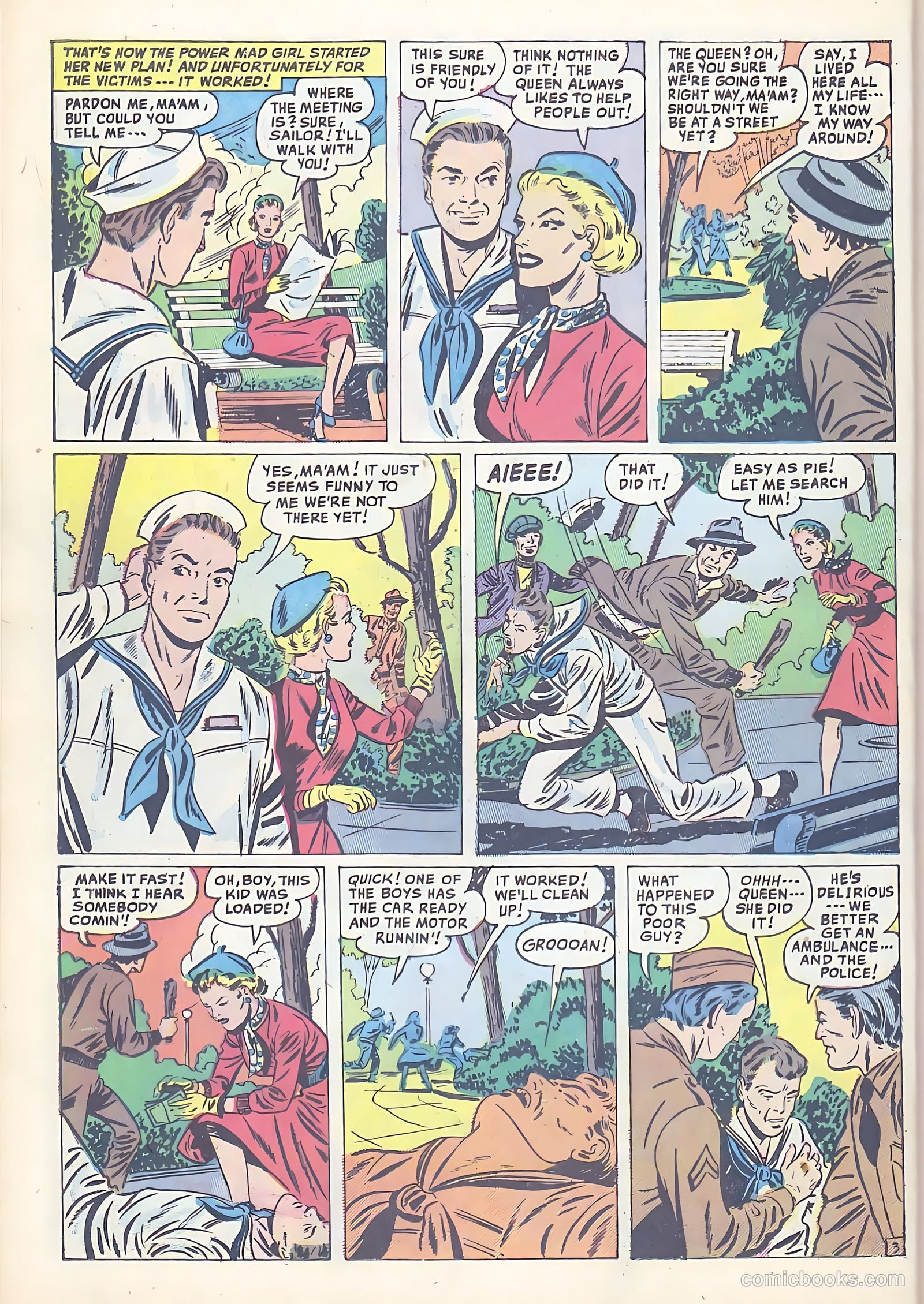 All-Famous Police Cases #14 (1954) — page 14 of 36