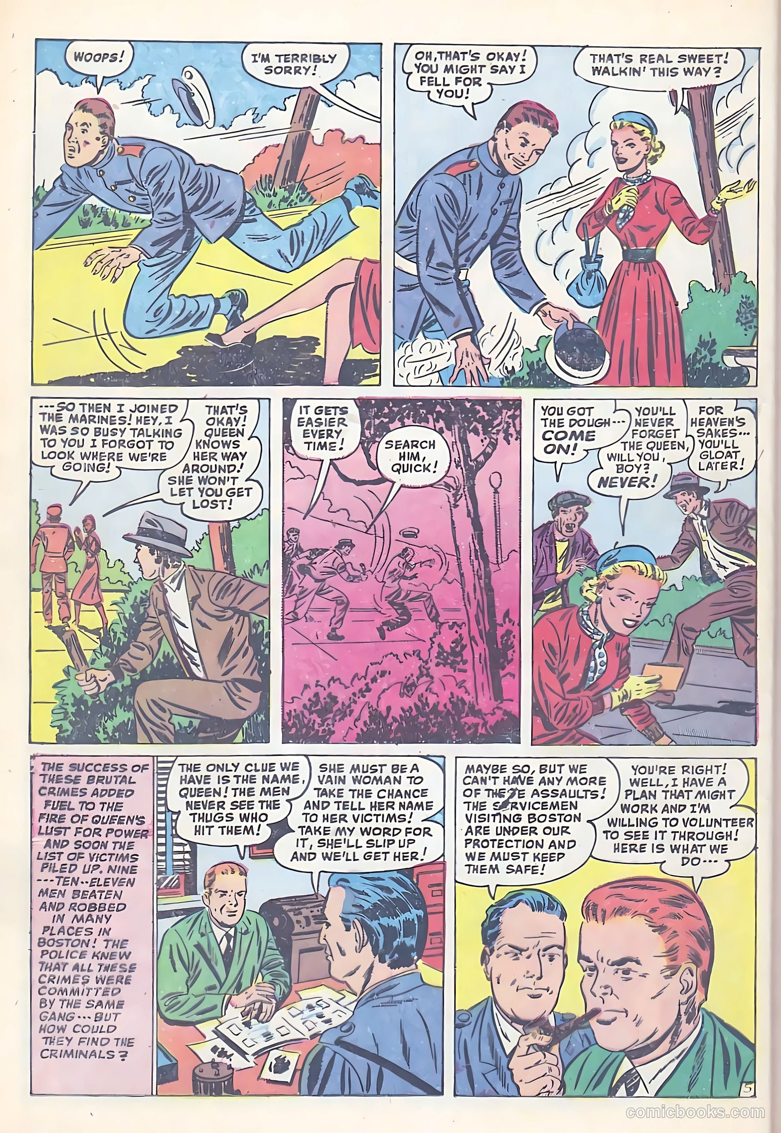 All-Famous Police Cases #14 (1954) — page 16 of 36