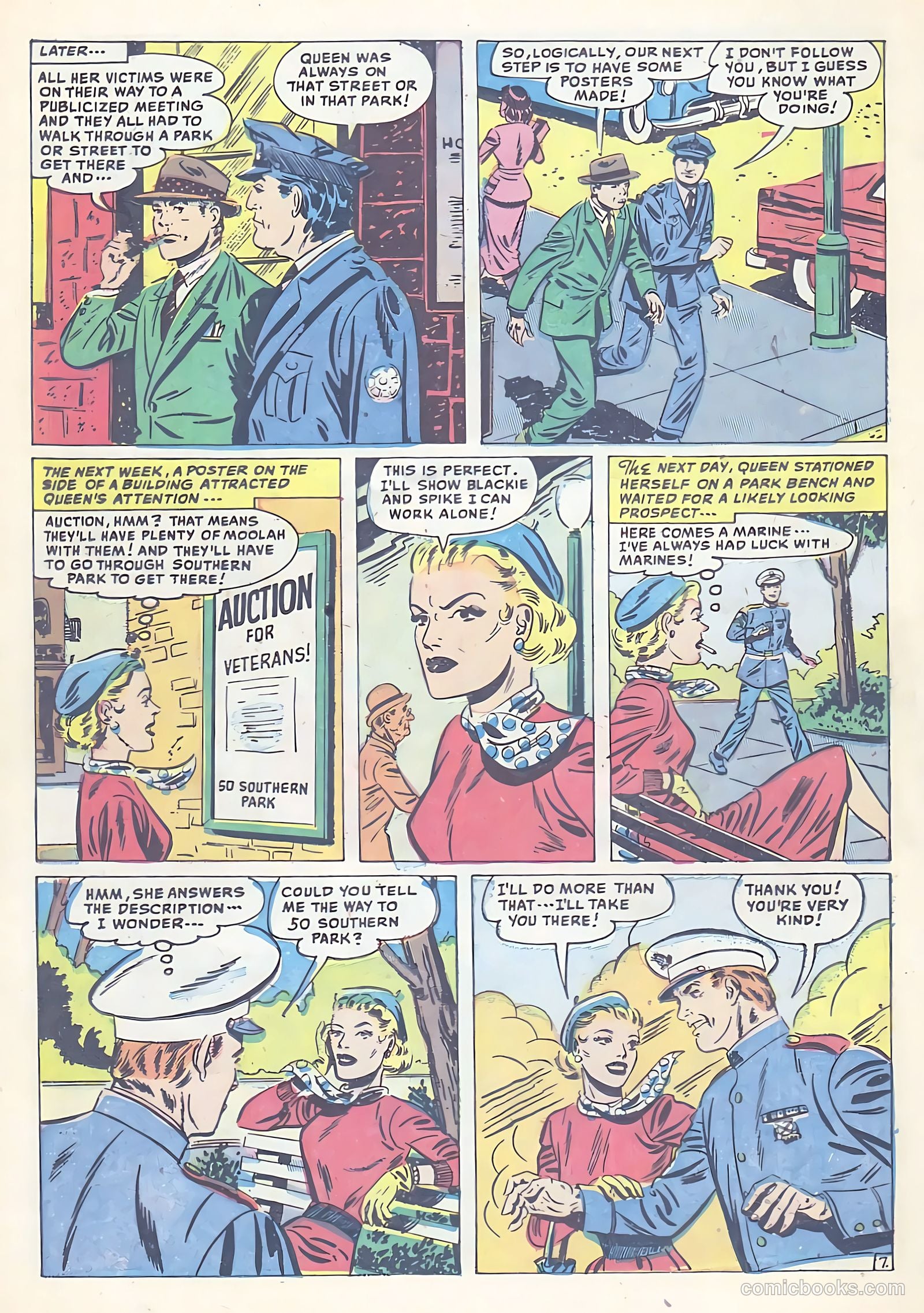 All-Famous Police Cases #14 (1954) — page 18 of 36