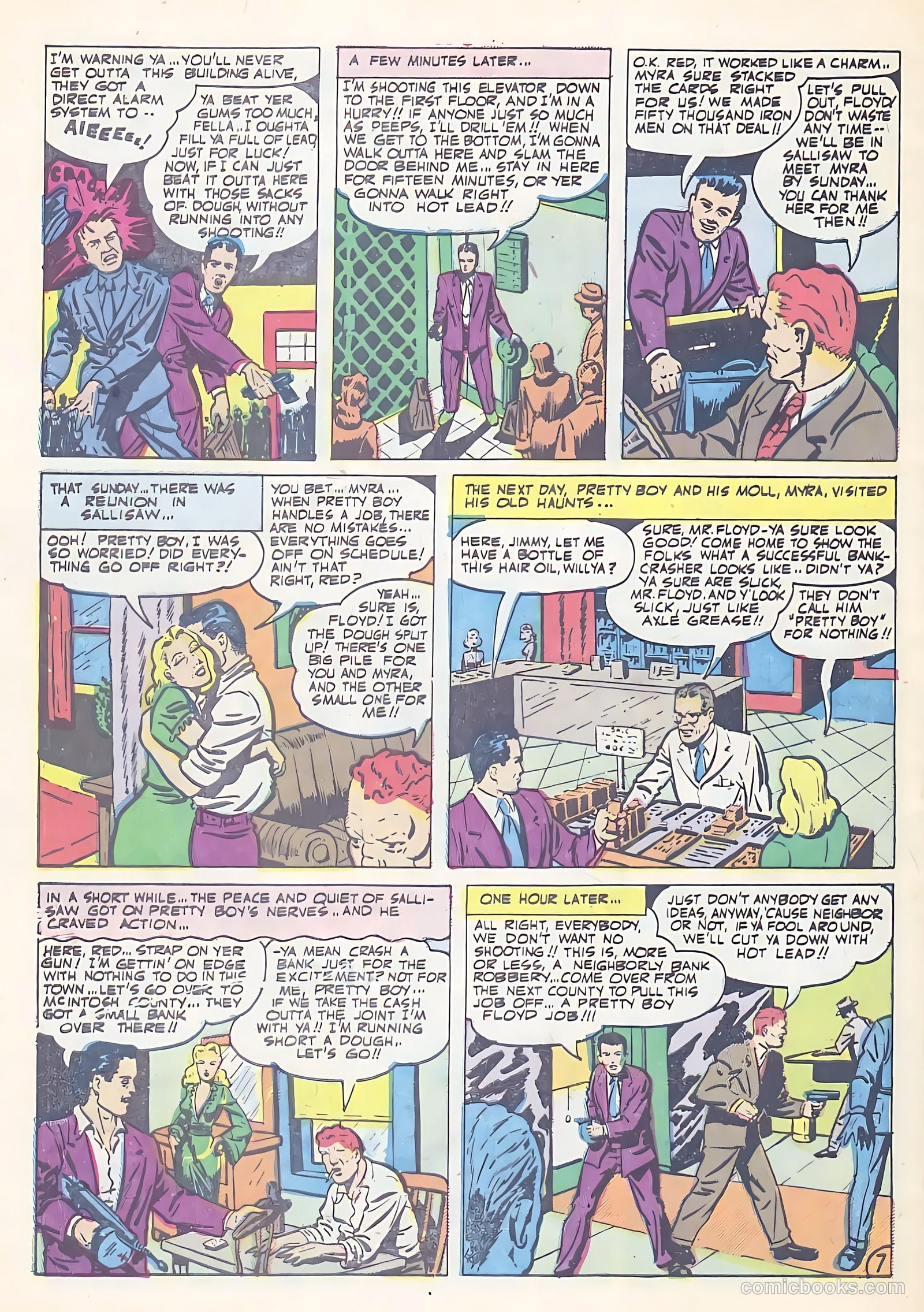 All-Famous Police Cases #14 (1954) — page 30 of 36
